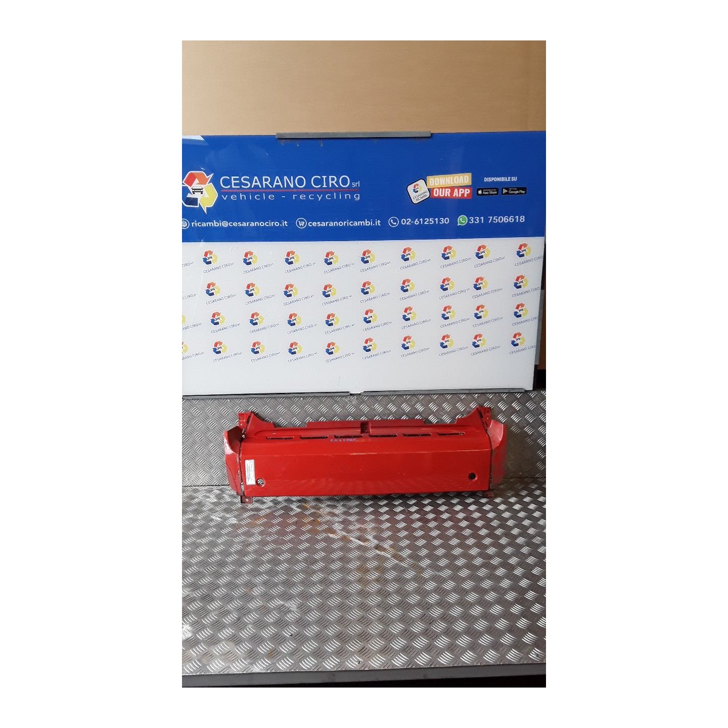 PARAURTI POST. CENTR. 060 SMART FORTWO (A/C451) (01/07-12/11) 3B21 A4516470001CA7L