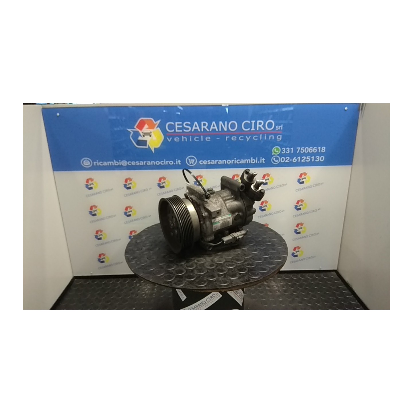 COMPRESSORE A/C 046 RENAULT CLIO 3A SERIE (07/05-05/09) D4FD7 8200819568