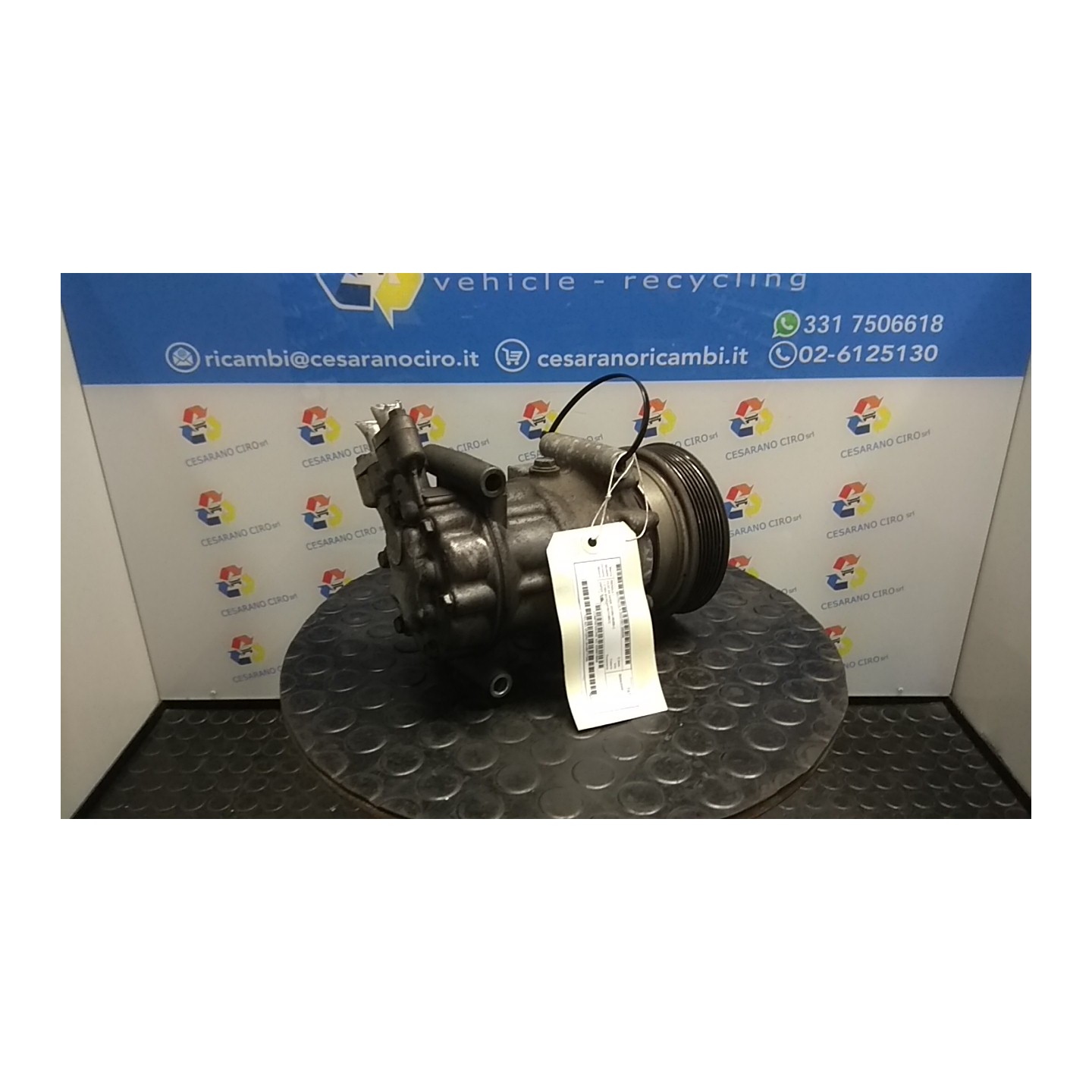COMPRESSORE A/C 046 RENAULT CLIO 3A SERIE (07/05-05/09) D4FD7 8200819568