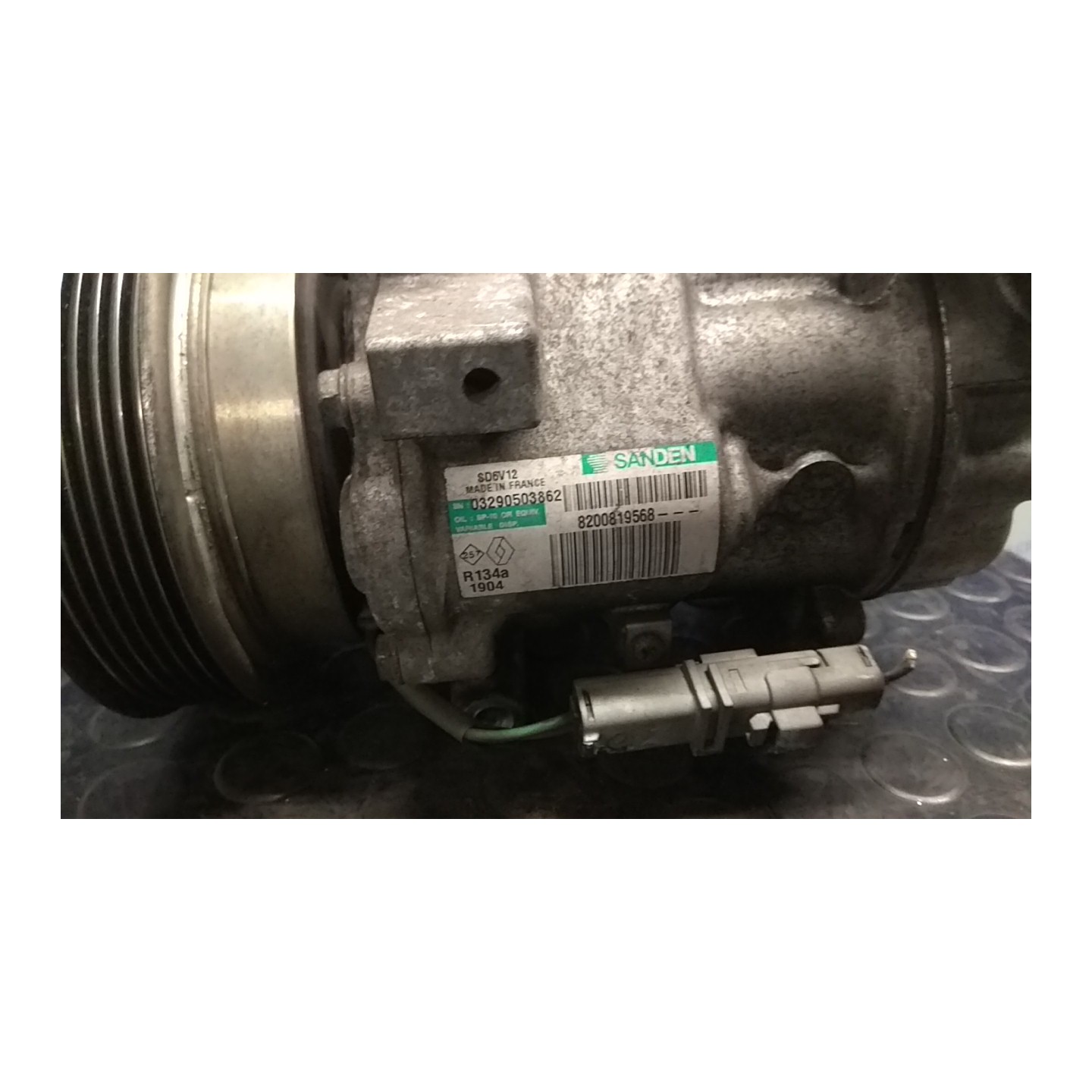 COMPRESSORE A/C 046 RENAULT CLIO 3A SERIE (07/05-05/09) D4FD7 8200819568