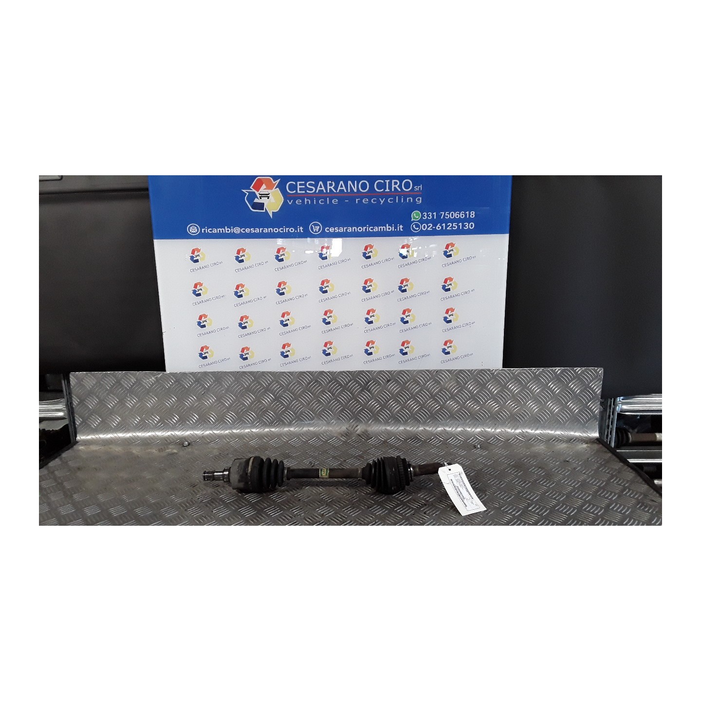 SEMIALBERO ANT. COMPL. SX. 059 CHEVROLET (DAEWOO) MATIZ (M200) (04/05-12/10) B10S1 96396119