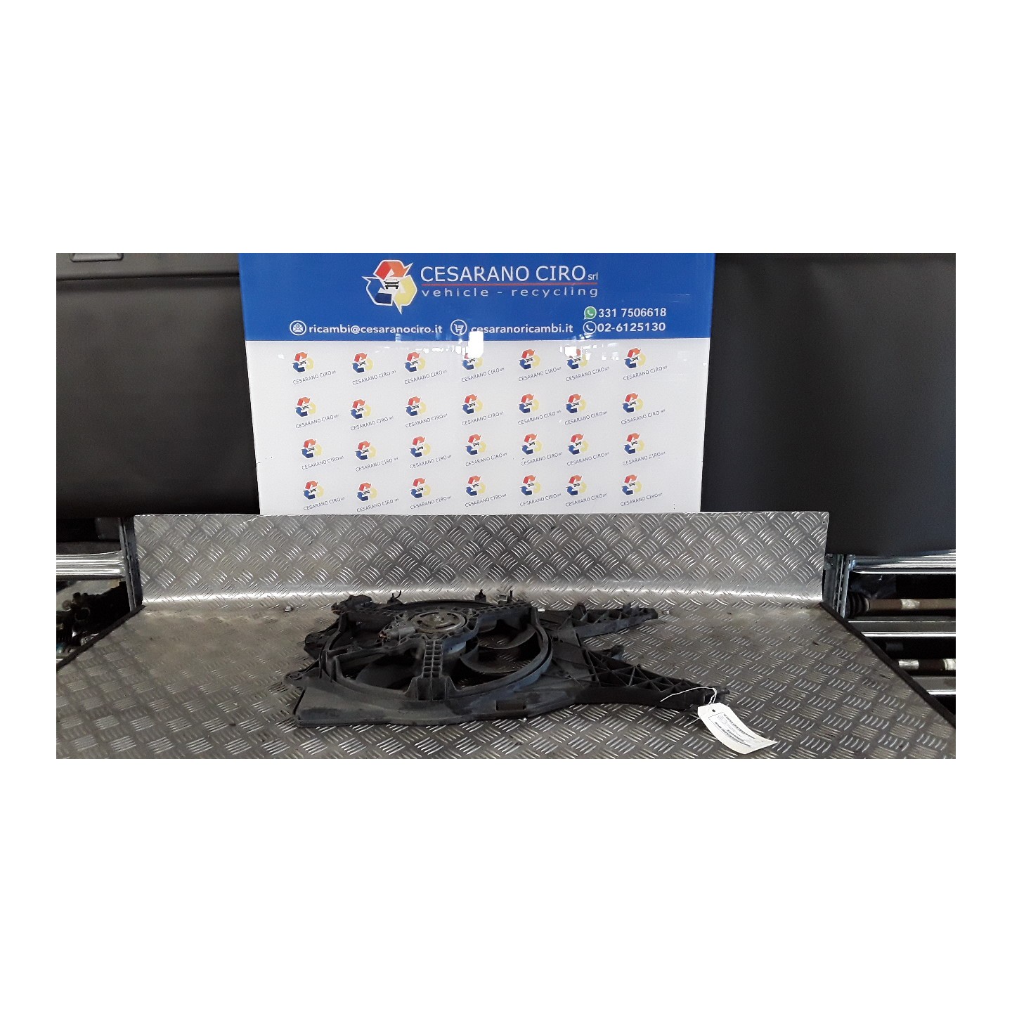 ELETTROVENTOLA C/A/C 384MM 265 OPEL CORSA (S07) (07/06-02/11) Z13DTJ 55702236