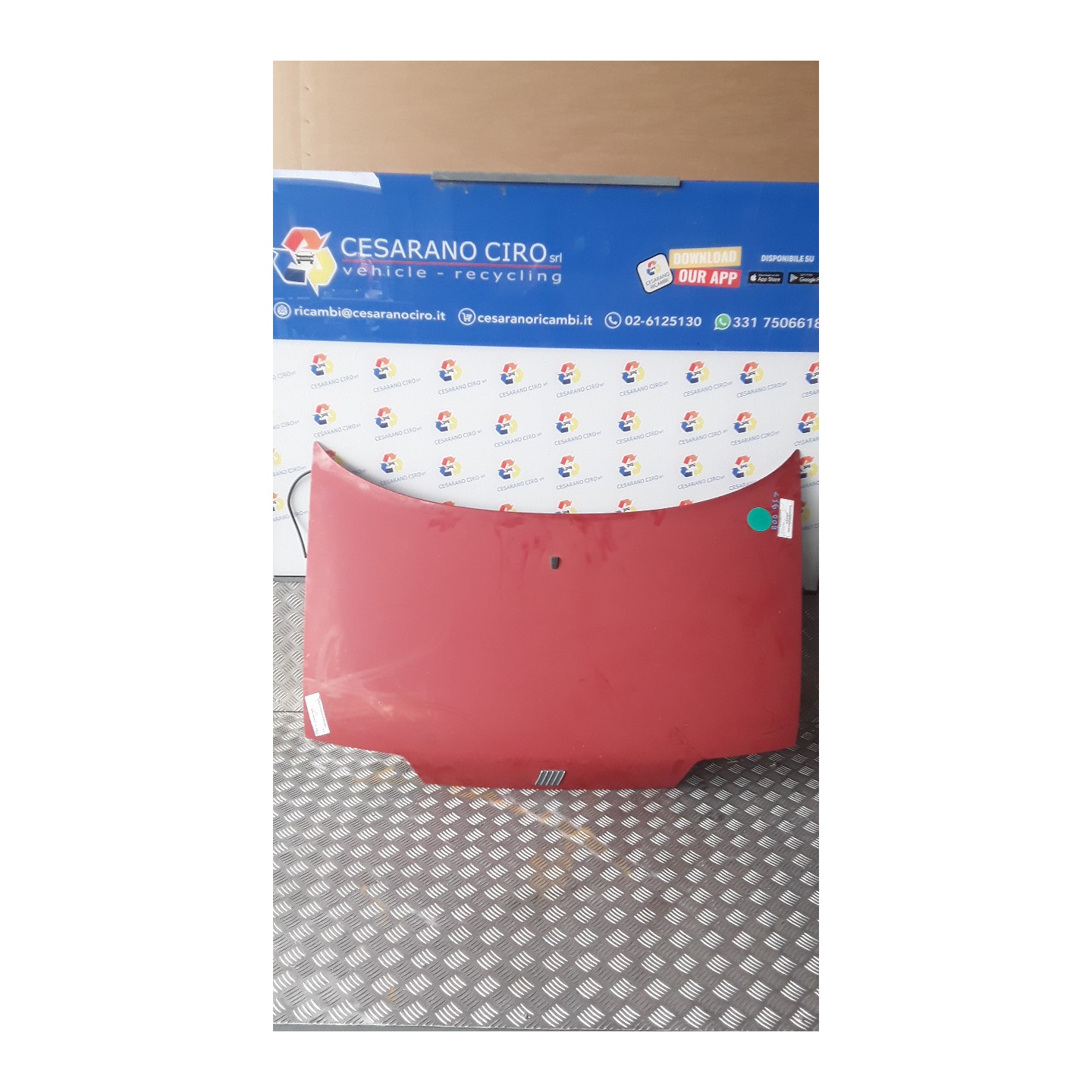 COFANO ANT. 048 FIAT CINQUECENTO (NM) (06/92-01/99 1170A1046 7797846