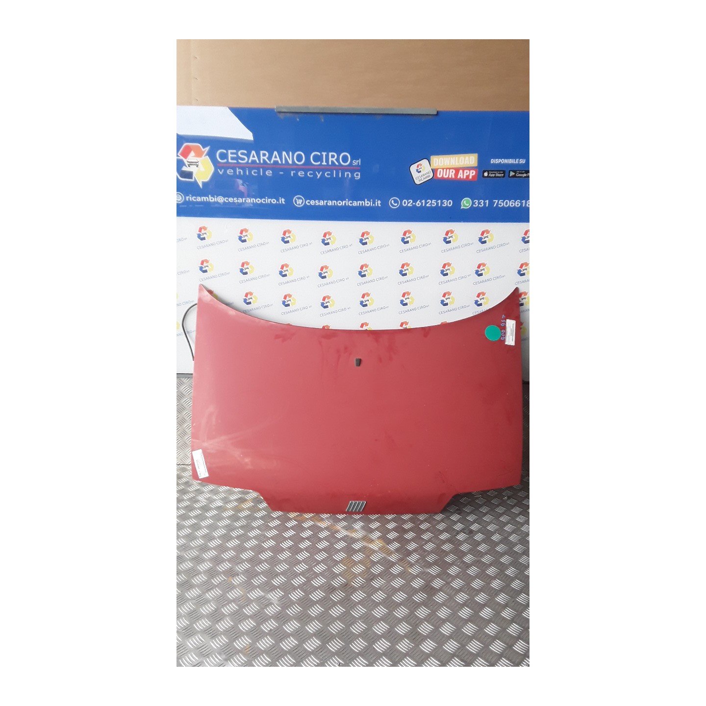 COFANO ANT. 048 FIAT CINQUECENTO (NM) (06/92-01/99 1170A1046 7797846