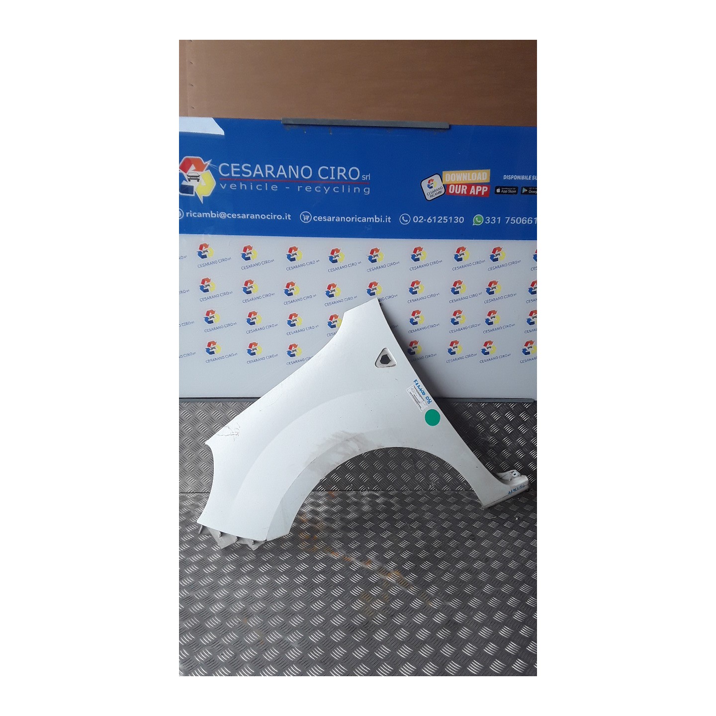 PARAFANGO ANT. SX. 061 RENAULT KANGOO (01/08-) K4MG8 631011587R