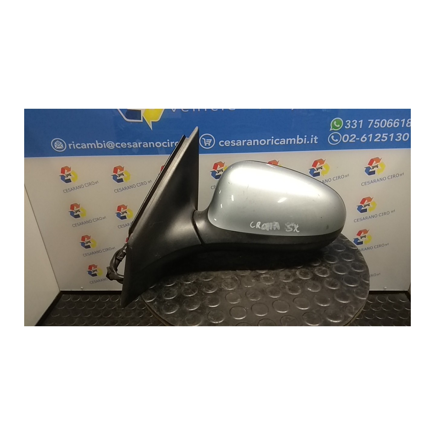 RETROVISORE EST. REGOLAZ. ELETTR. SX. 088 FIAT CROMA (2T) (04/05-10/07) 939A1000 735494341