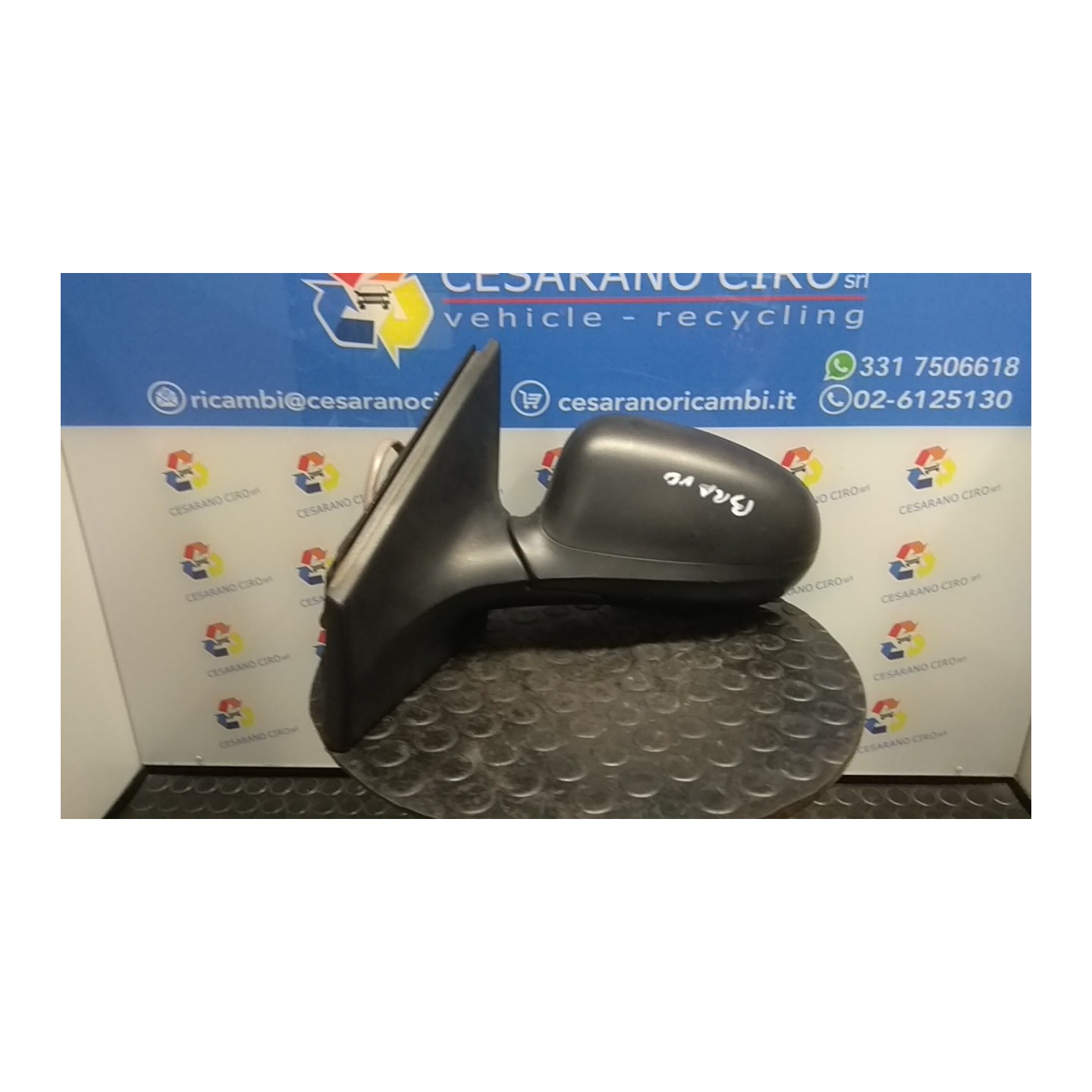 RETROVISORE EST. REGOLAZ. ELETTR. SX. 090 FIAT BRAVO (3Y) (12/09-) 198A3000 735508255