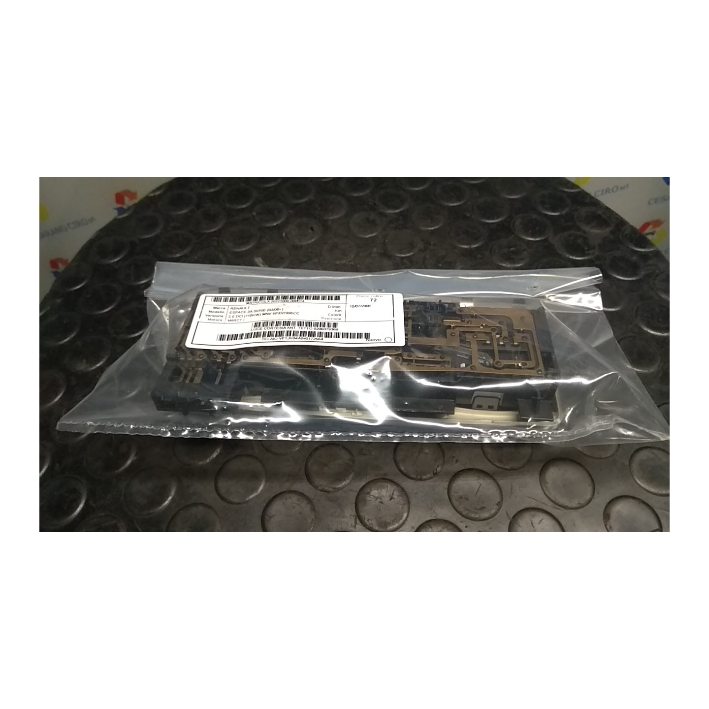 LUCE CORTESIA ANT. TETTO 014 RENAULT ESPACE 3A SERIE (03/06-) M9RC7 8200379368
