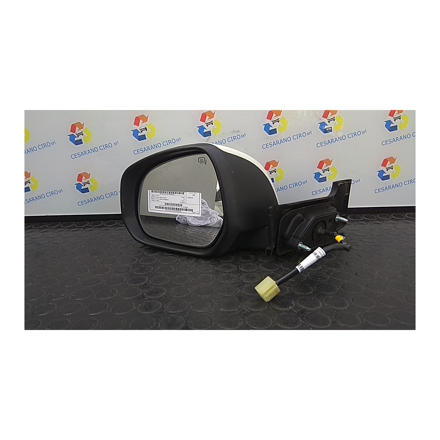 RETROVISORE EST. REGOLAZ. ELETTR. SX. 101 OPEL AGILA (H08) (01/08-) K10B 93196281