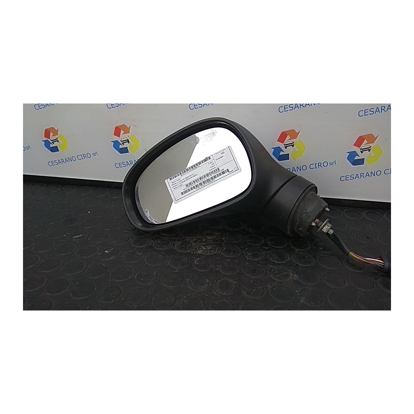 RETROVISORE EST. REGOLAZ. ELETTR. SX. 143 SEAT LEON (1P) (06/05-02/13) BSE 1P1857507L9B9