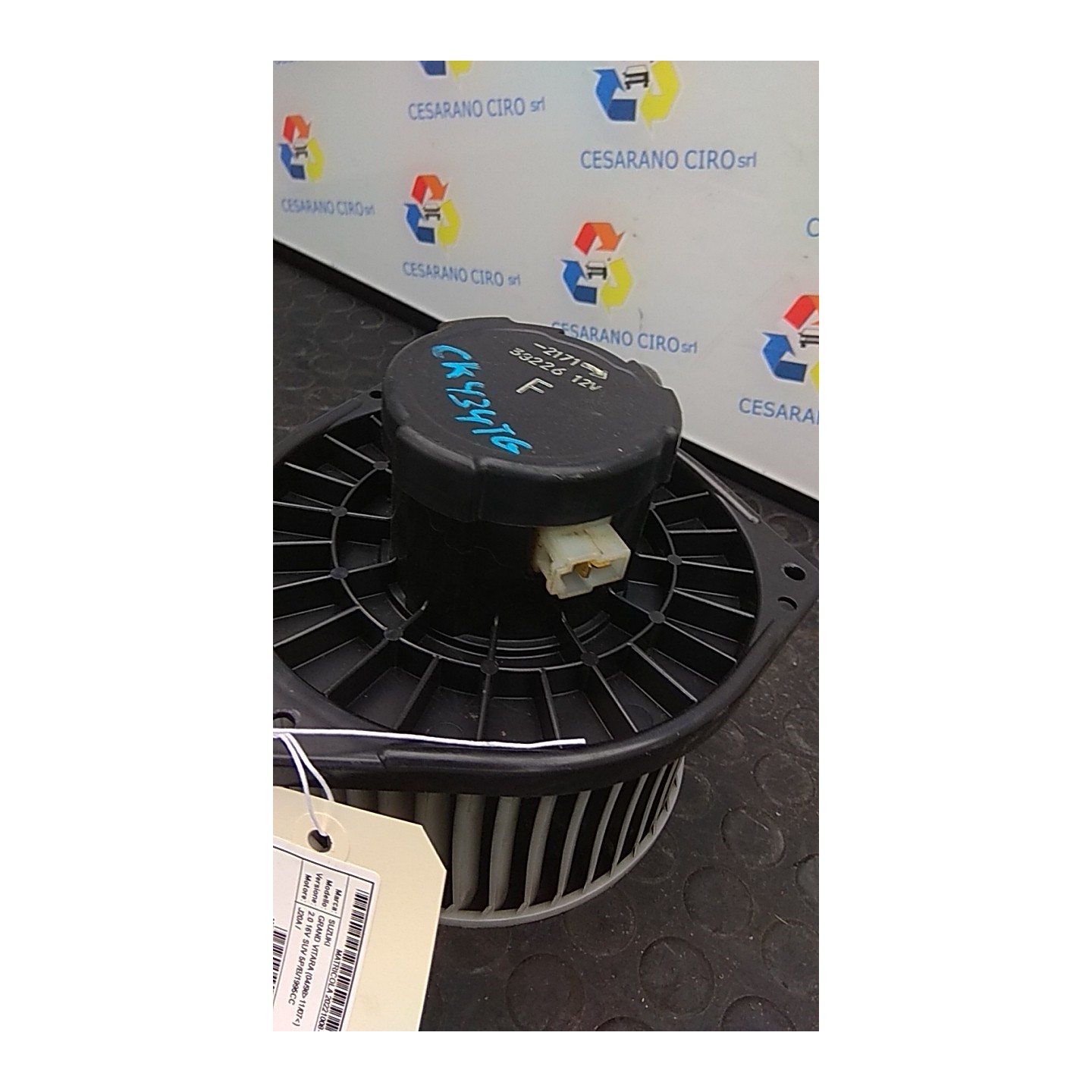 MOTORINO VENTILAZIONE ABITACOLO 153 SUZUKI GRAND VITARA (04/98-11/07) J20A 7425065D11000