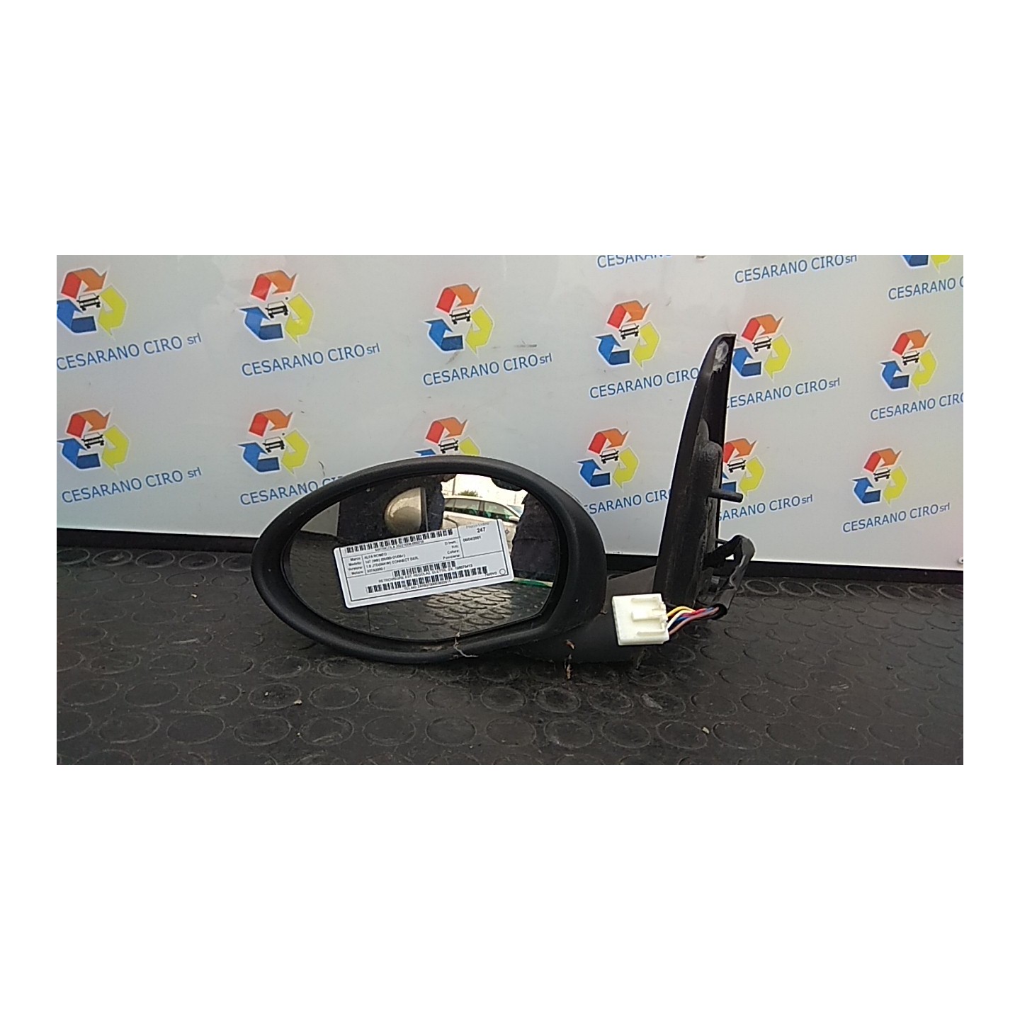 RETROVISORE EST. REGOLAZ. ELETTR. SX. 216 ALFA ROMEO 147 (W8) (08/00-01/06) 937A2000 156079413