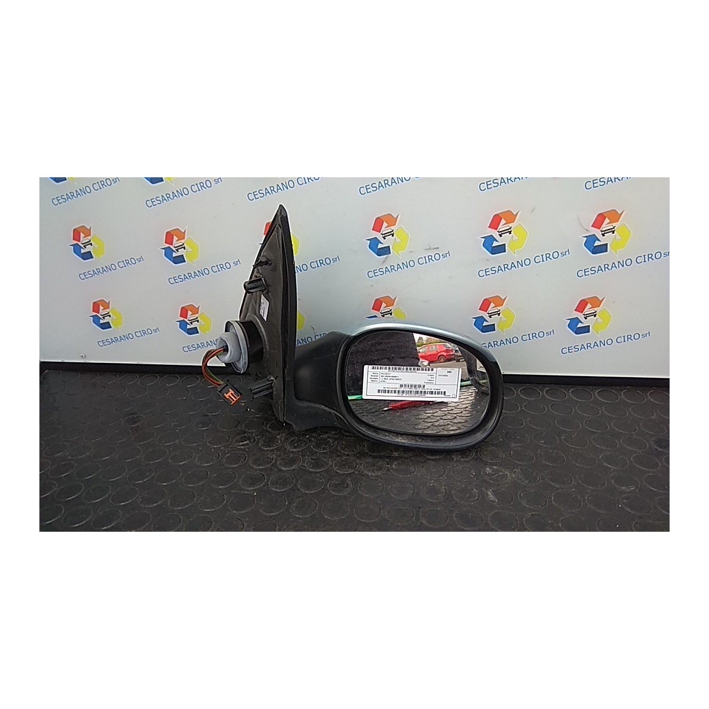 RETROVISORE EST. ELET/RISC/RIB.EL/SEN.TE DX. 220 PEUGEOT 206 (09/98-06/09) KFW 8149KP