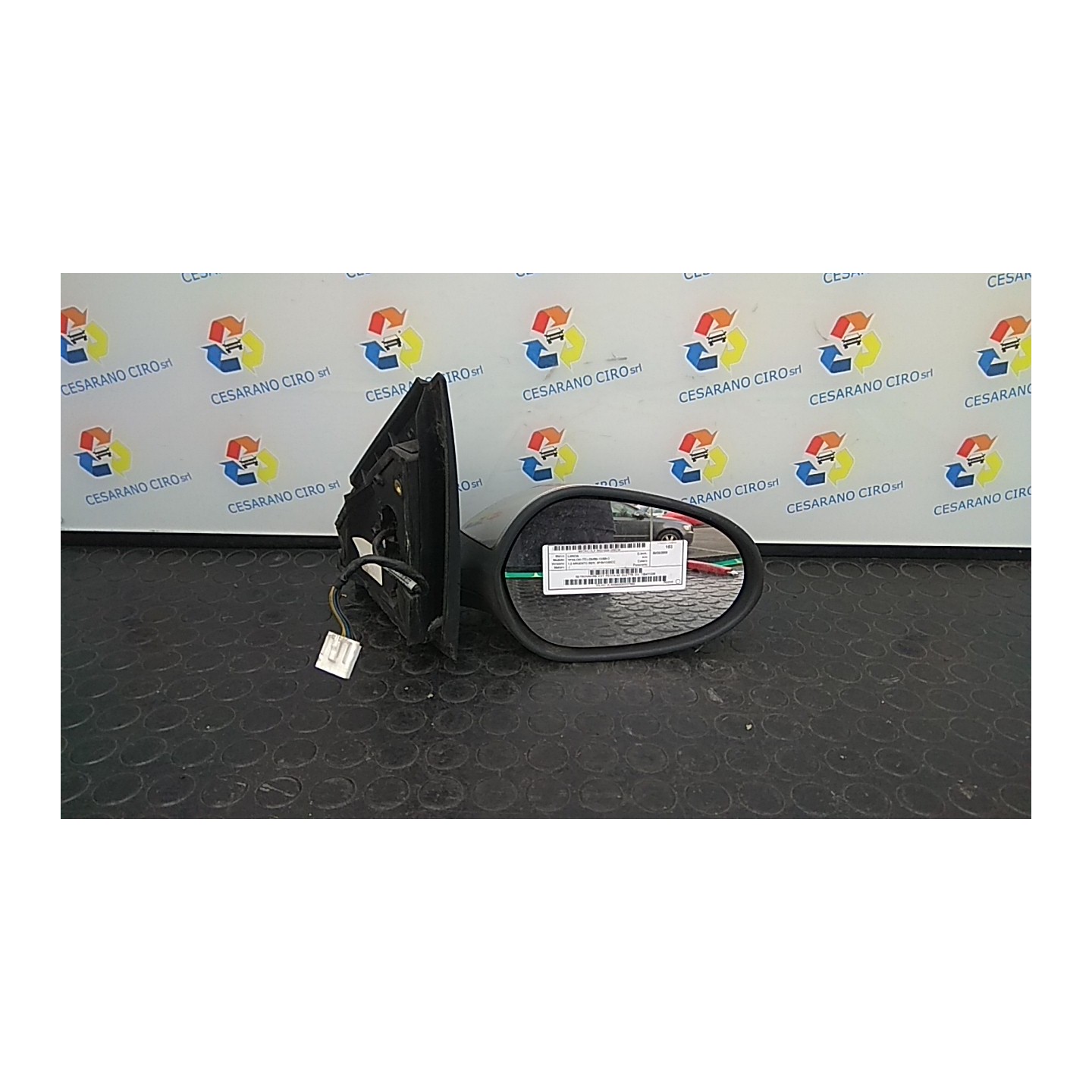 RETROVISORE EST. REGOLAZ. ELETTR. DX. 234 LANCIA YPSILON (TE) (09/06-12/08)  735411226