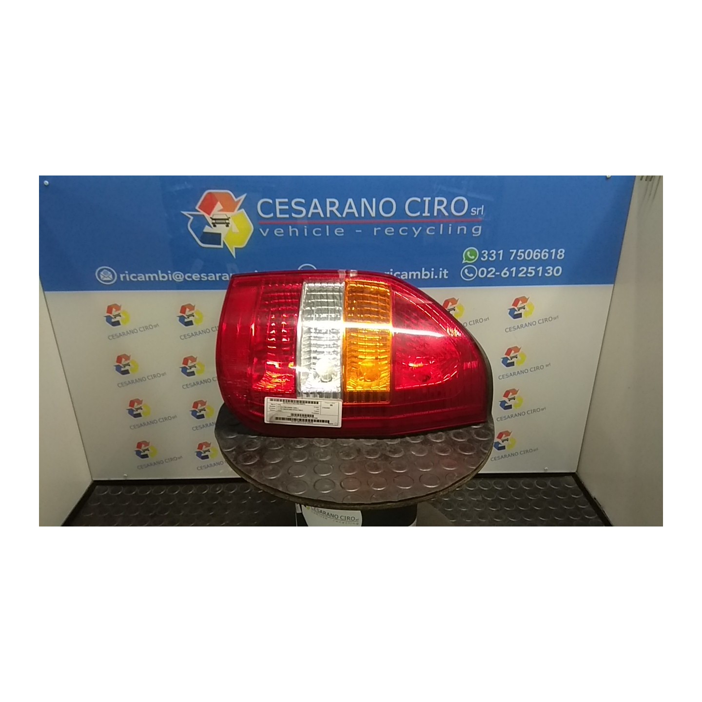 FANALE POST. T.32123349 DX. 070 OPEL ZAFIRA (T98) (03/99-12/05) Z18XE 9117446