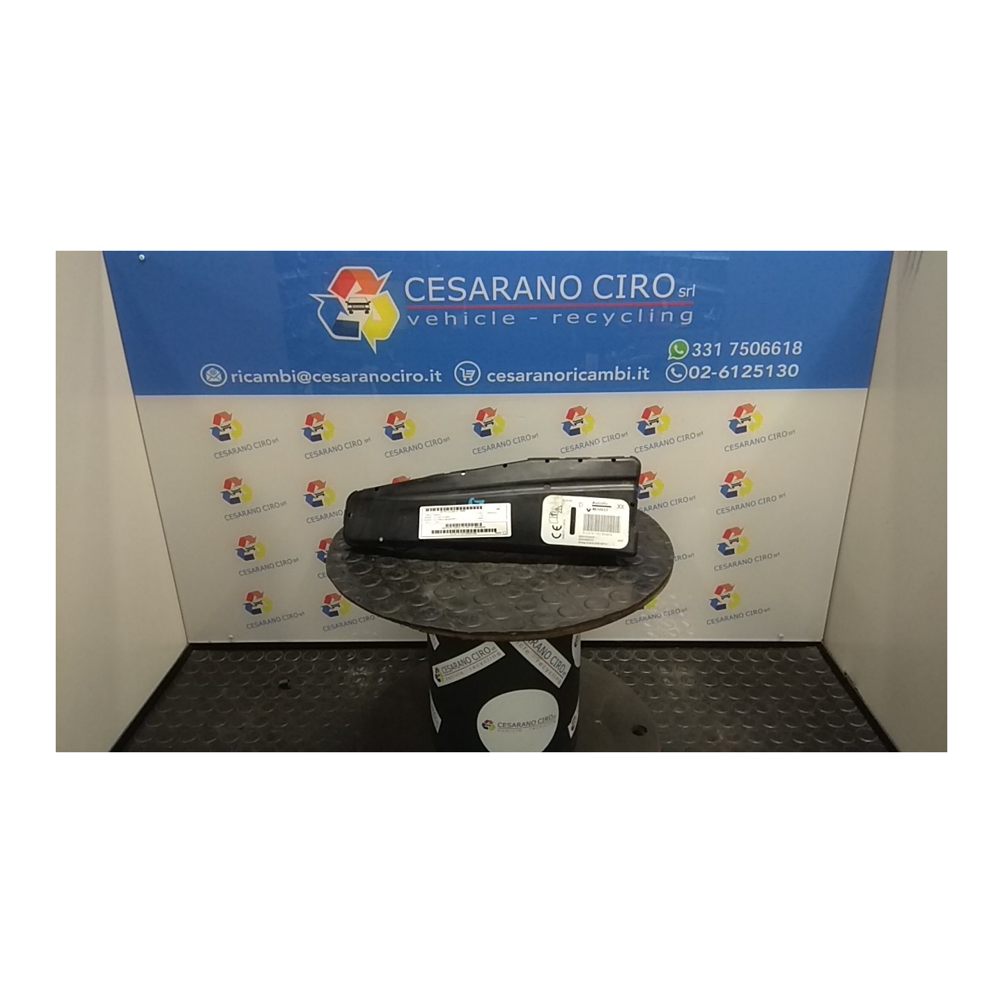 DISPOSITIVO AIRBAG LAT. ANT. DX. 007 RENAULT ZOE (03/13-10/20) 5AMB4 985H05592R