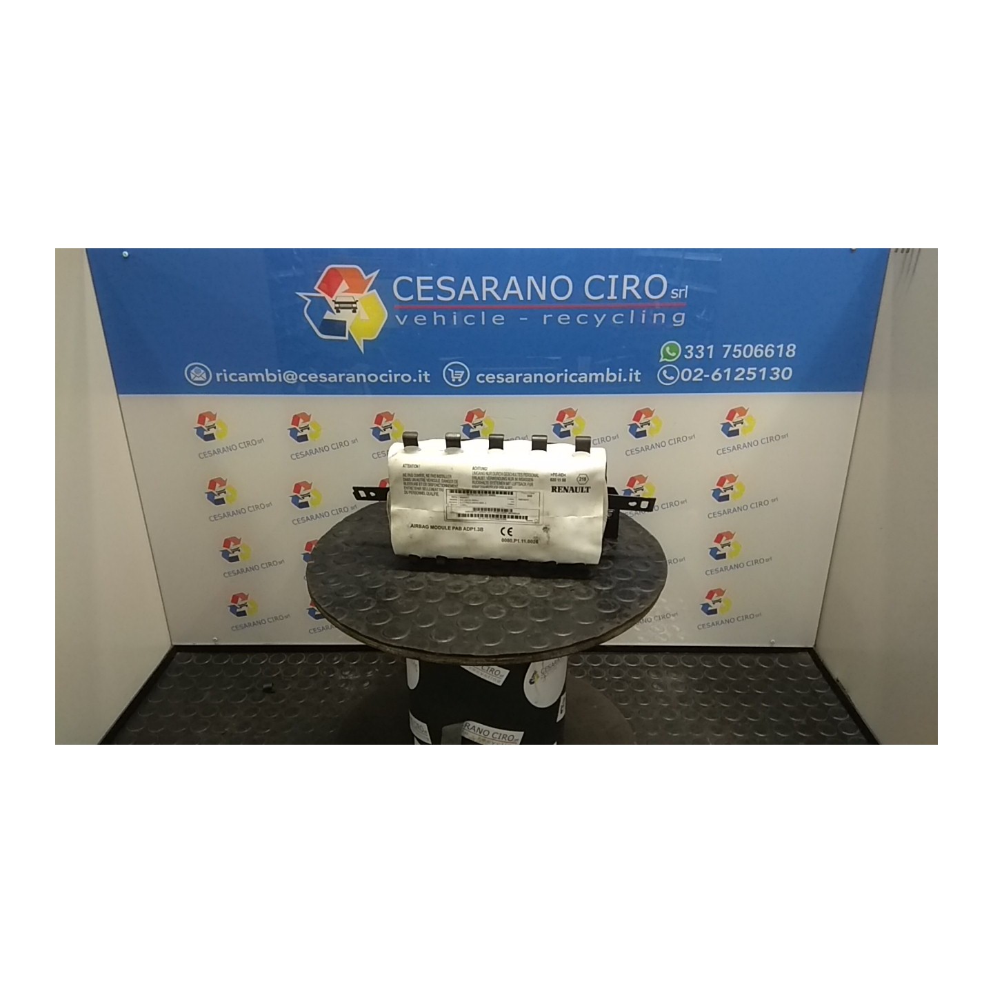 DISPOSITIVO AIRBAG LATO PASSEGGERO 008 RENAULT ZOE (03/13-10/20) 5AMB4 985250014R