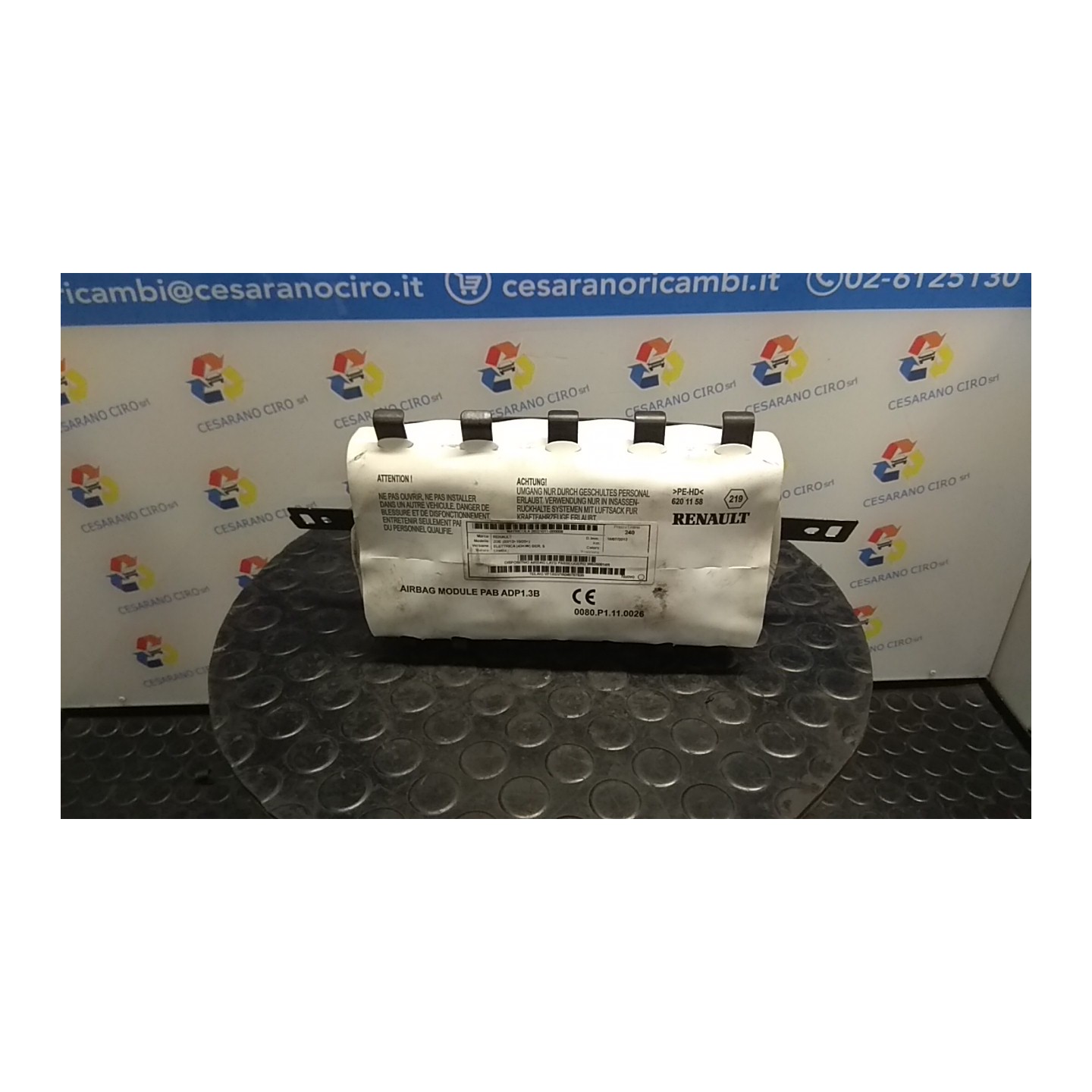 DISPOSITIVO AIRBAG LATO PASSEGGERO 008 RENAULT ZOE (03/13-10/20) 5AMB4 985250014R