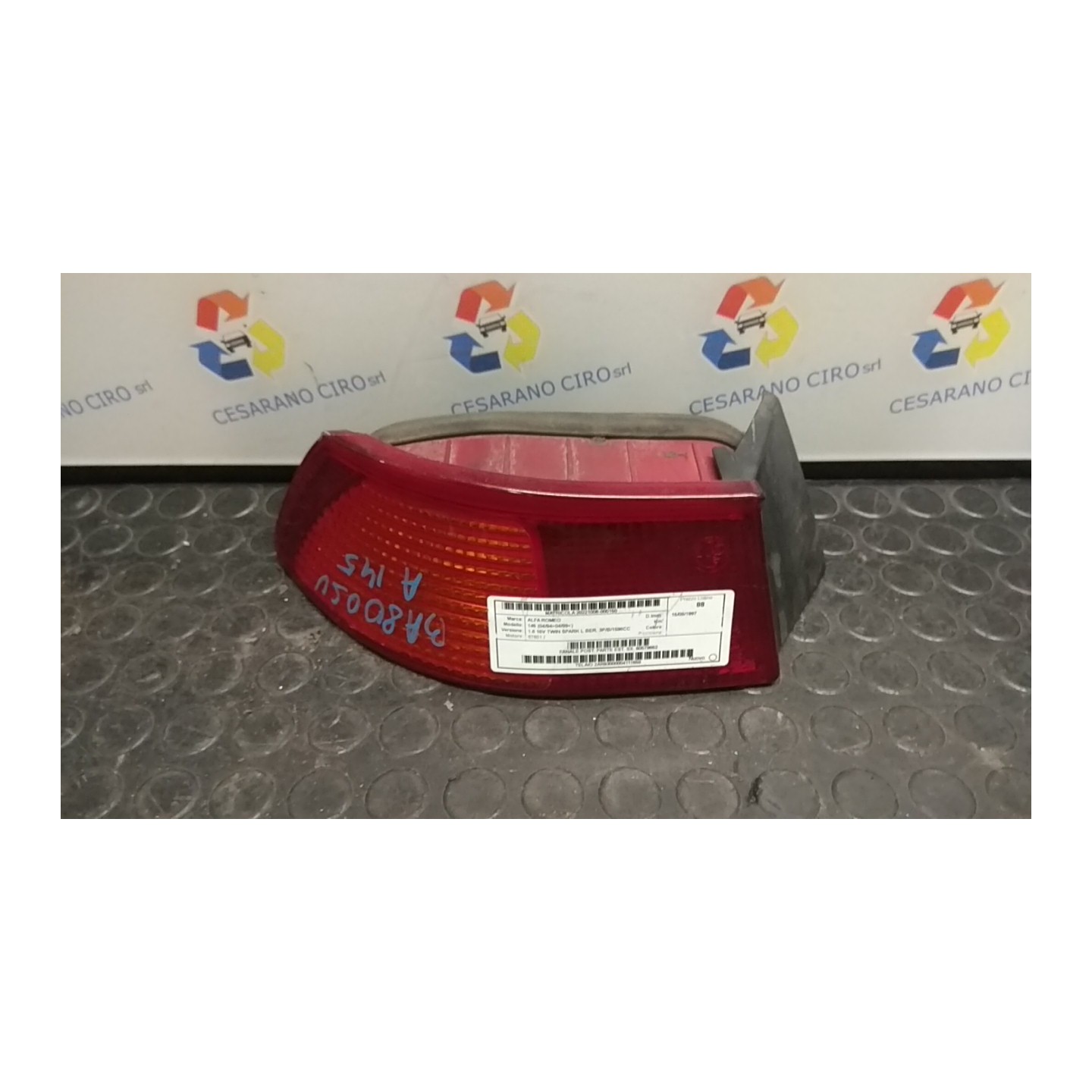 FANALE POST. PARTE EST. SX. 150 ALFA ROMEO 145 (04/94-04/99) 67601 60579852