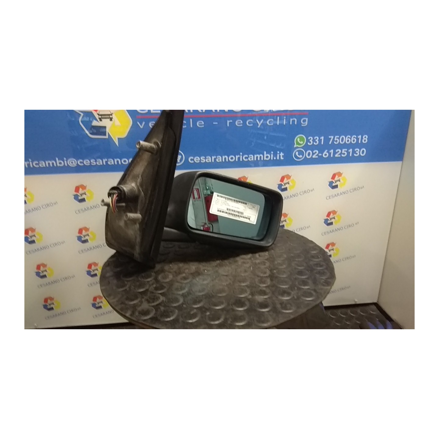 RETROVISORE EST. REGOLAZ. ELETTR. C/SBRINAMENTO DX. 152 ALFA ROMEO 145 (04/94-04/99) 67601 150934080