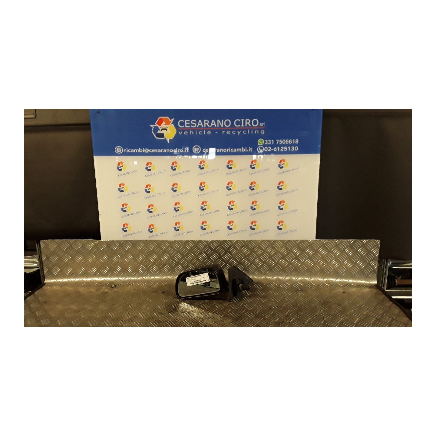 RETROVISORE EST. REGOLAZ. MANUALE SX. 017 MITSUBISHI COLT 6A SERIE (02/97-12/01) 4G13 MR478879