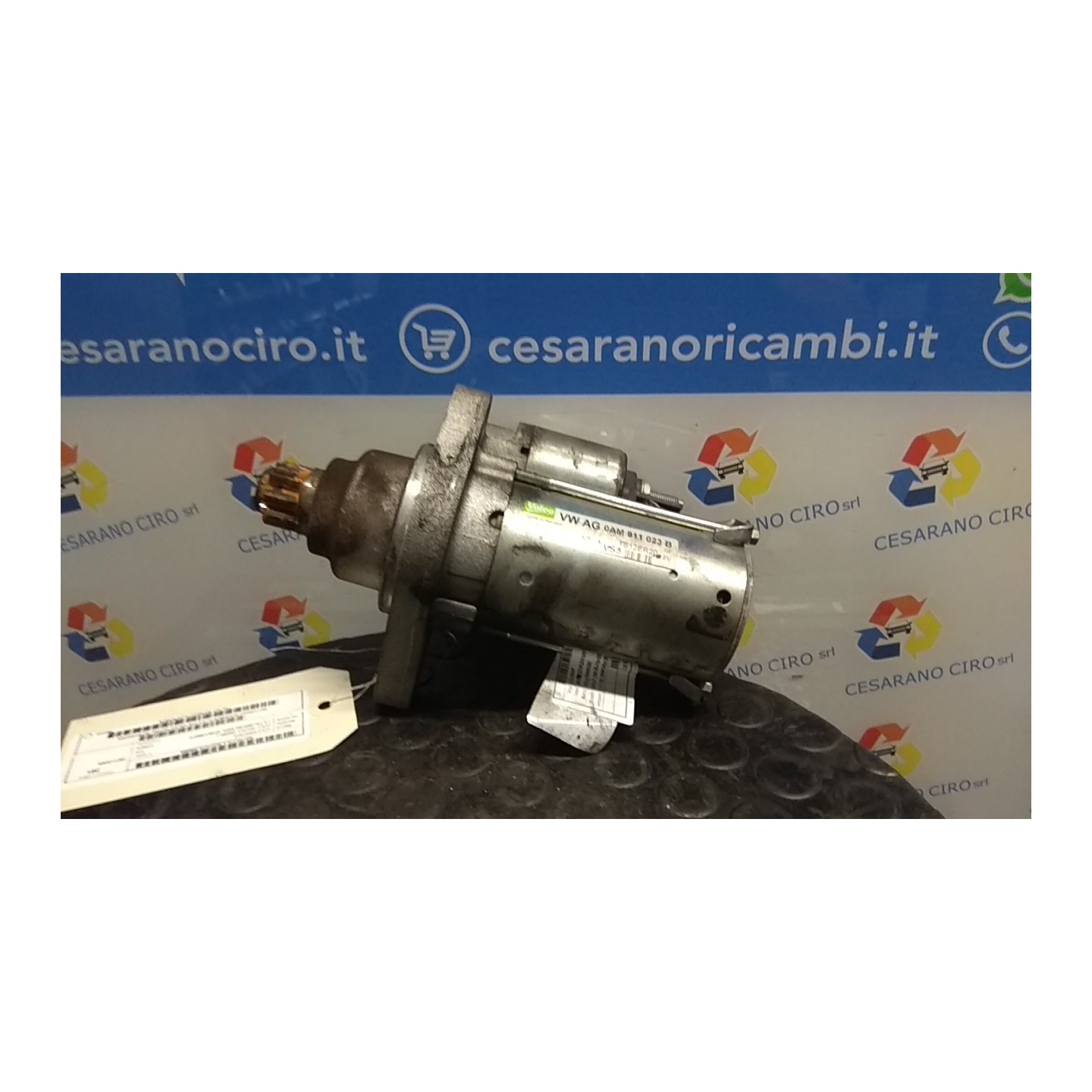 MOTORINO AVVIAMENTO 0,9 KW VALEO ROTAZ. 068 VOLKSWAGEN GOLF (5K/AJ) (09/08-) CAX 02T911023SX