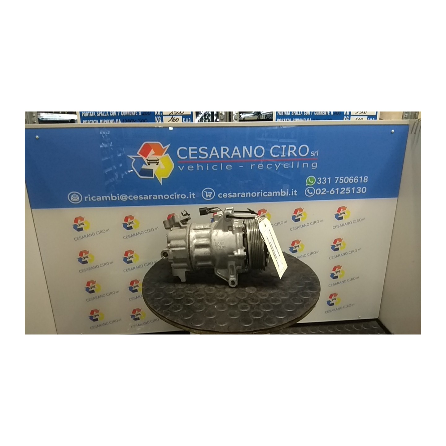 COMPRESSORE A/C 115 RENAULT CLIO 5A SERIE (06/19-) H4DD4 926005450R