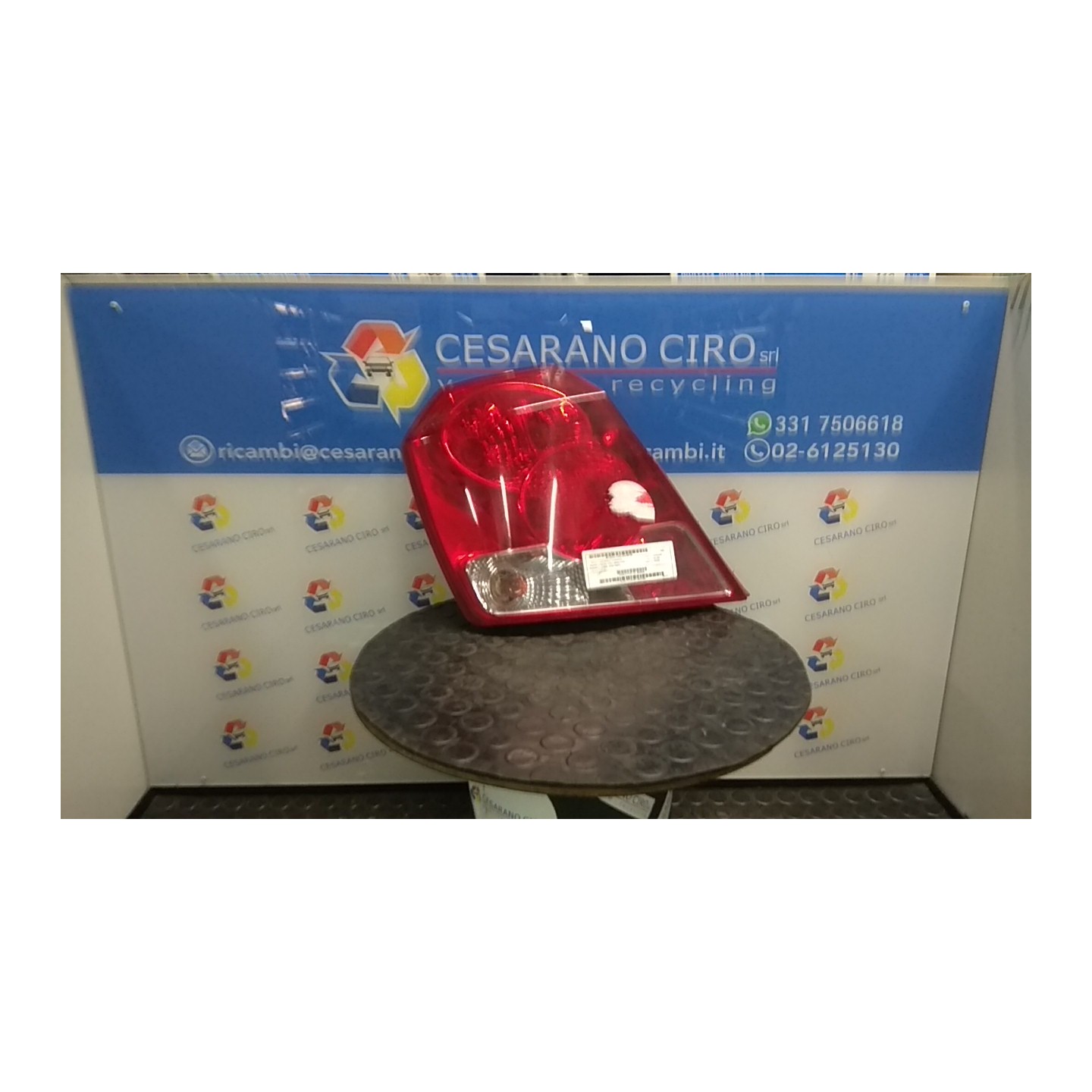 FANALE POST. SX. 188 CHEVROLET (DAEWOO) KALOS (T200) (09/02-01/05) B12S1 96540268