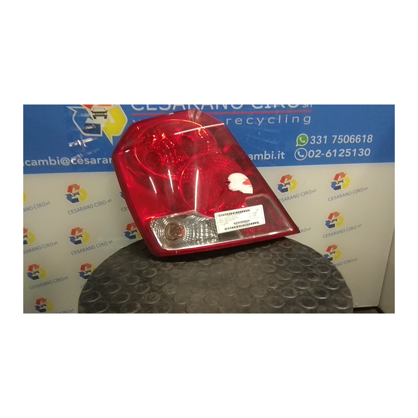 FANALE POST. SX. 188 CHEVROLET (DAEWOO) KALOS (T200) (09/02-01/05) B12S1 96540268