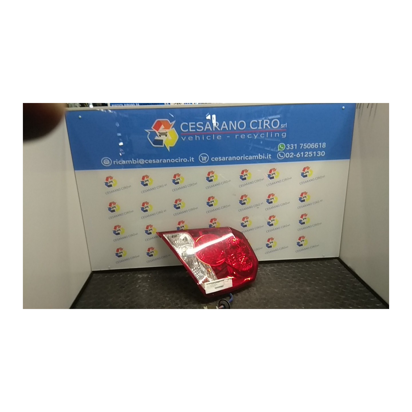 FANALE POST. DX. 189 CHEVROLET (DAEWOO) KALOS (T200) (01/05-10/08)  96540269
