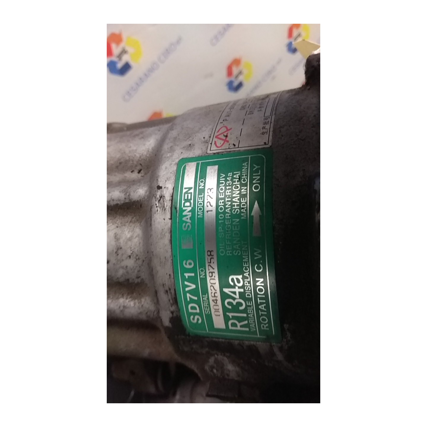 COMPRESSORE A/C 056 DR DR5 (12/07-) SQR481F 735040006