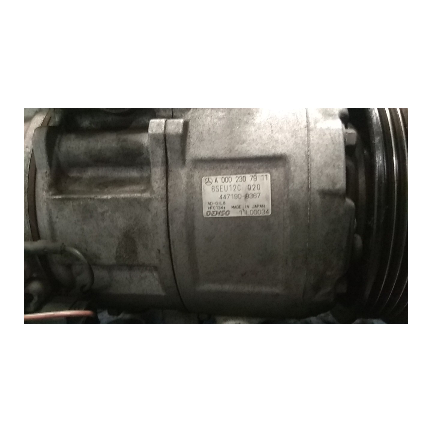 COMPRESSORE A/C 057 MERCEDES-BENZ CLASSE A LUNGA (V168) (03/01-0 668942 A0002309411