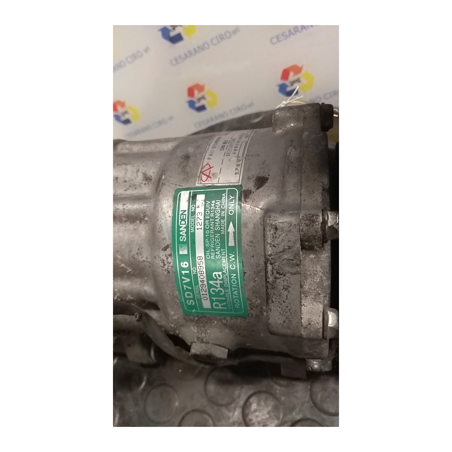 COMPRESSORE A/C 054 DR DR5 (12/07-) SQR481F 735040006