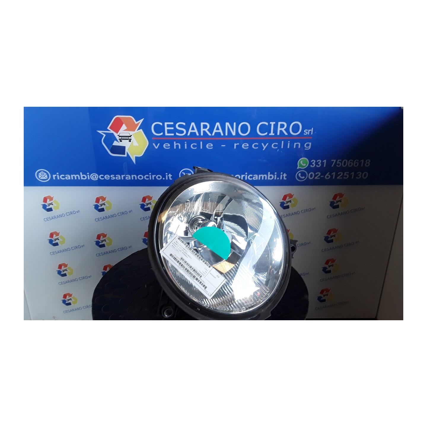 PROIETTORE CON REGOLATORE ALTEZZA DX. 006 VOLKSWAGEN LUPO (6X) (09/98-05/05) AHT 6X1941752J