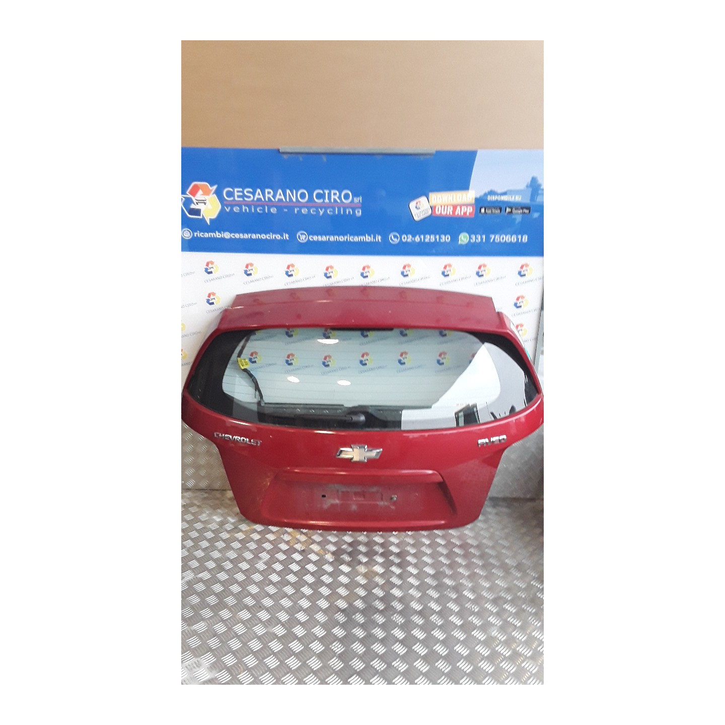 PORTELLO POST. 001 CHEVROLET (DAEWOO) AVEO (T250) (06/08-11/12) B12D1 96476670