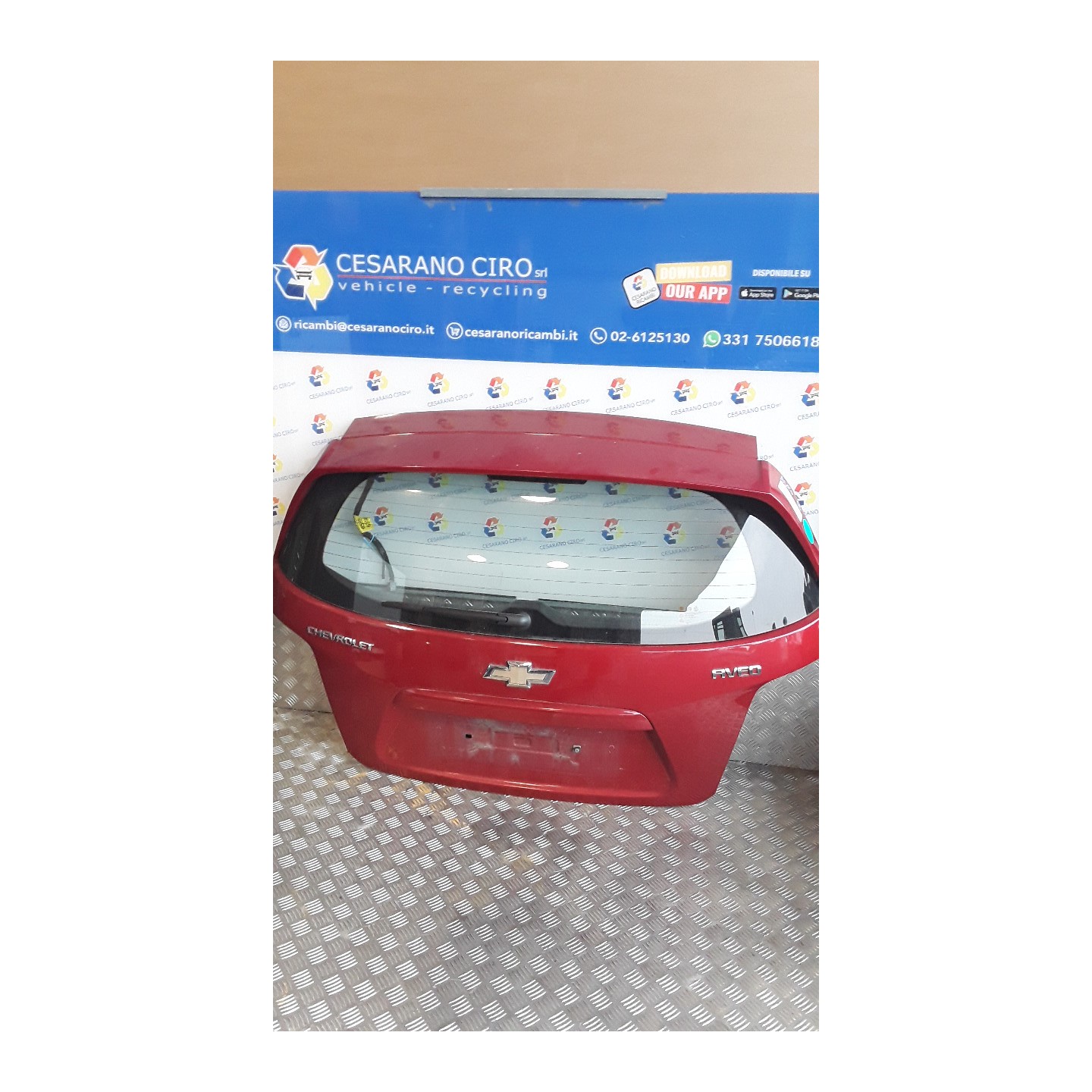 PORTELLO POST. 001 CHEVROLET (DAEWOO) AVEO (T250) (06/08-11/12) B12D1 96476670