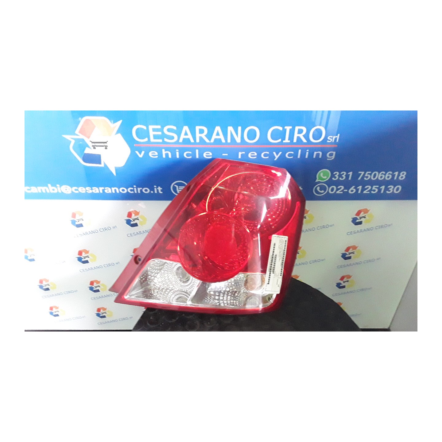 FANALE POST. DX. 054 CHEVROLET (DAEWOO) KALOS (T200) (01/05-10/08) B12S1 96540269