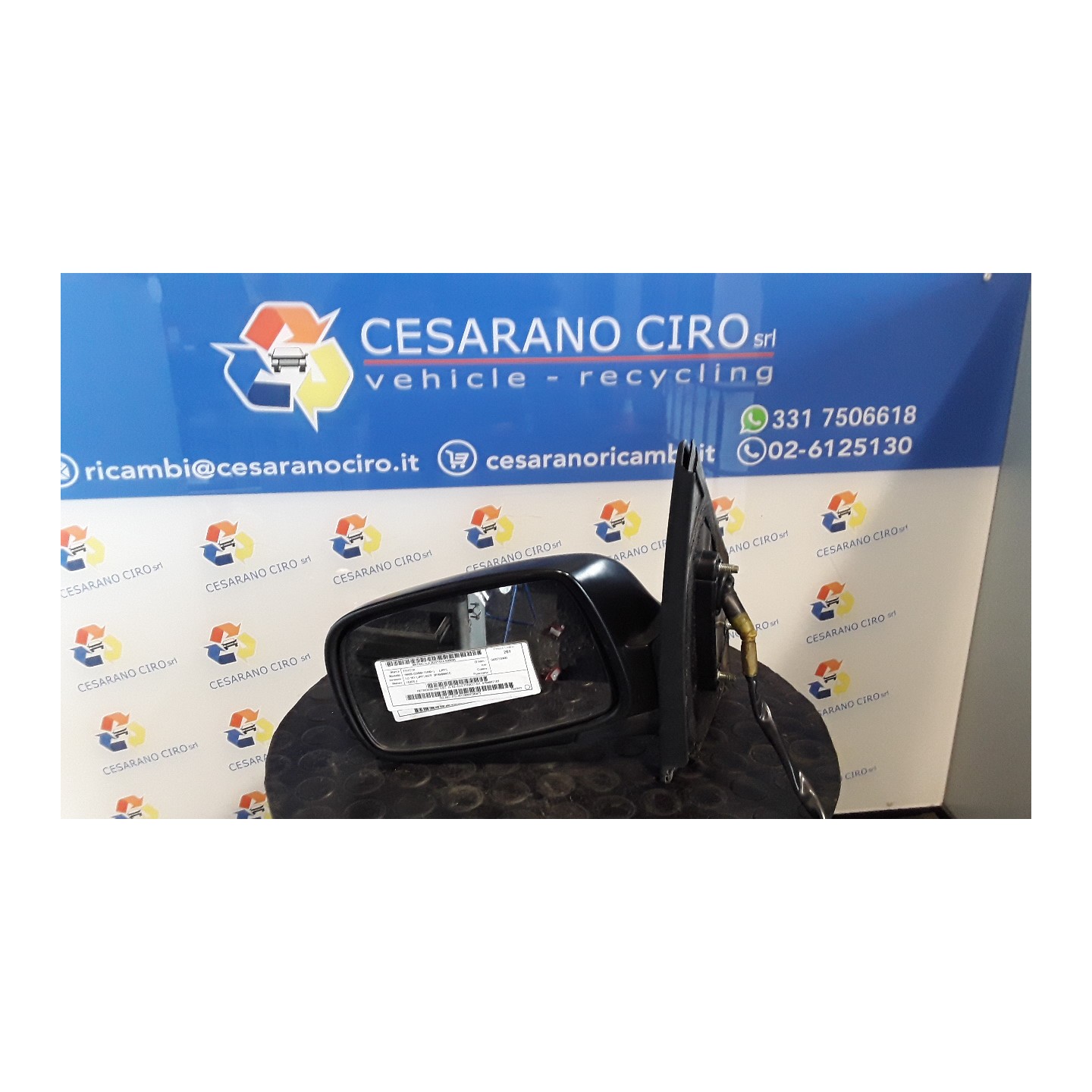 RETROVISORE EST. 12-02ELETTRICO SX. 096 TOYOTA YARIS (03/99-11/05)     (JPP) 1SZFE 8794052101