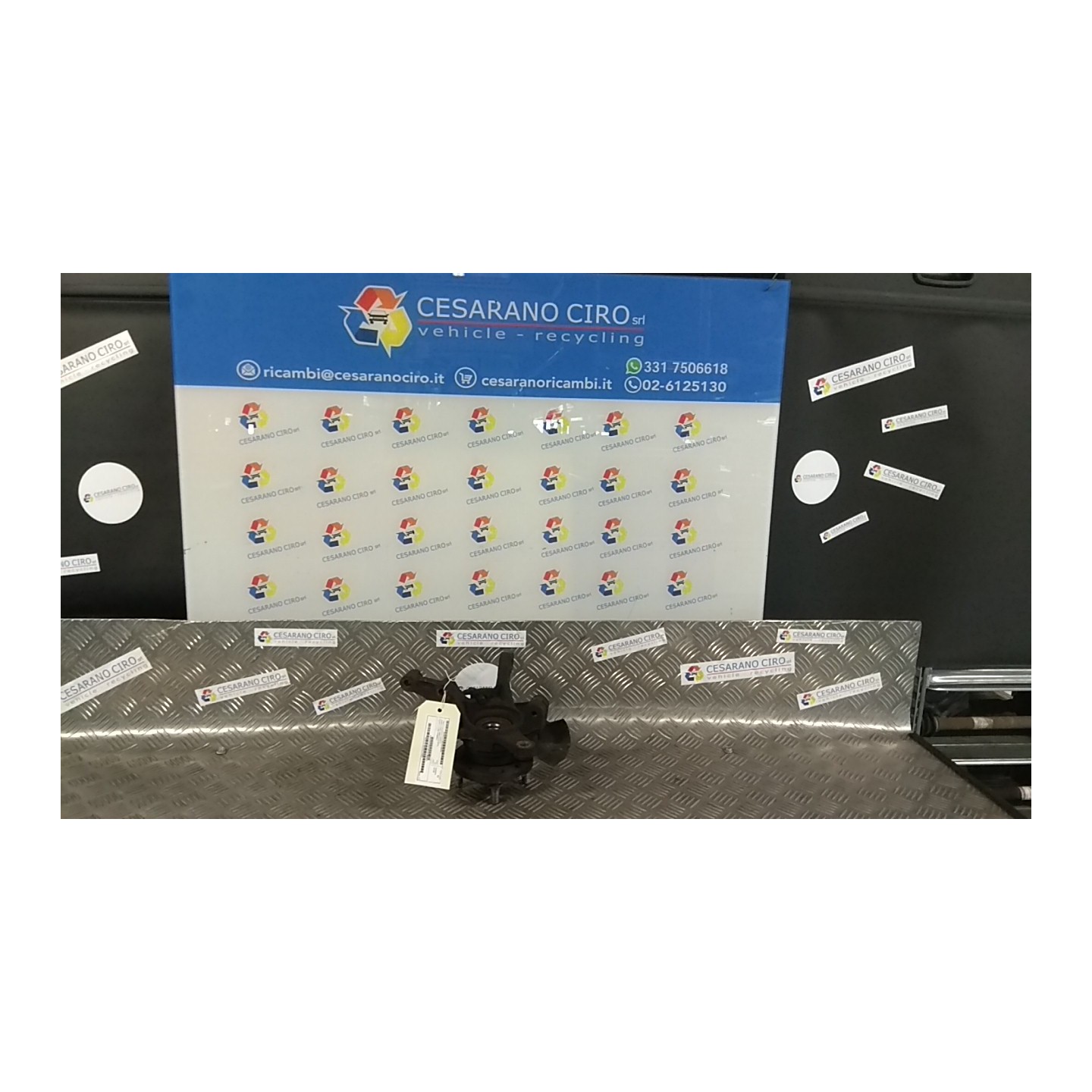 MONTANTE SOSP. ANT. DX. 108 CHEVROLET (DAEWOO) SPARK (M300) (01/10-12/15) B10D1 96682473