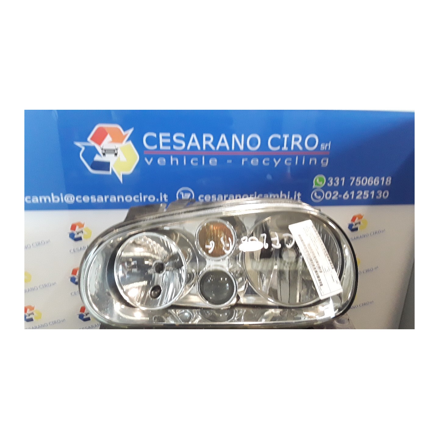 PROIETTORE C/FENDI SX. 059 VOLKSWAGEN GOLF (1J) (09/97-03/06) ASZ 1J1941017N