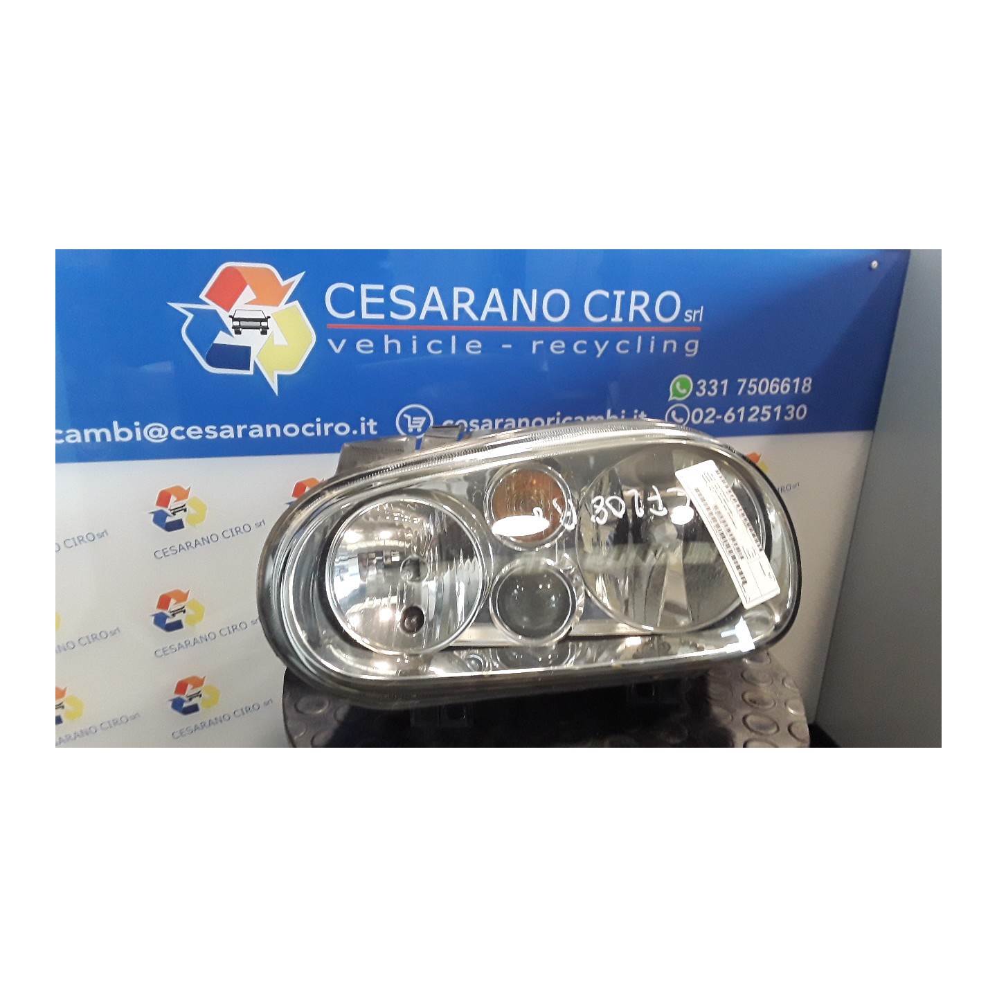 PROIETTORE C/FENDI SX. 059 VOLKSWAGEN GOLF (1J) (09/97-03/06) ASZ 1J1941017N