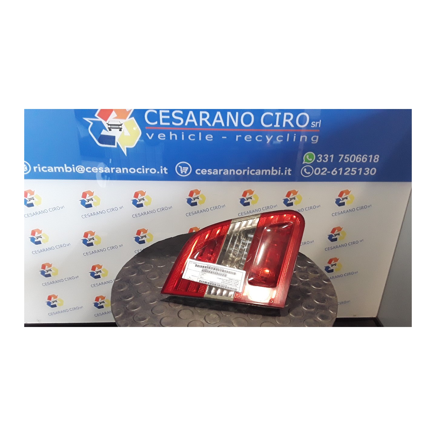 FANALE POST. PARTE INT. DX. 039 MERCEDES-BENZ CLASSE B (T245) (03/05-03/13) 640940 A1698201664