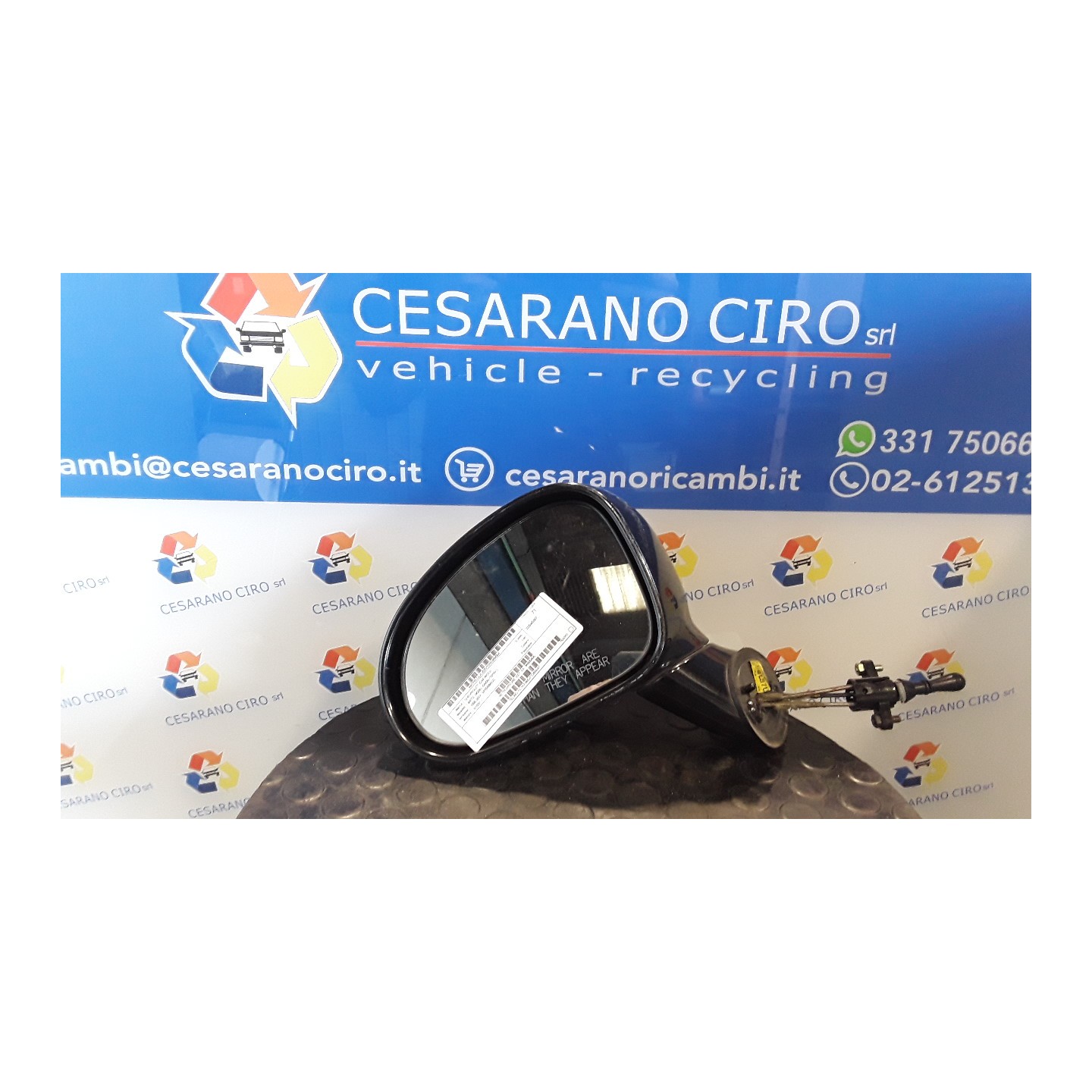 RETROVISORE EST. SX. 054 CHEVROLET (DAEWOO) MATIZ (M200) (04/05-12/10) B10S1 96600405