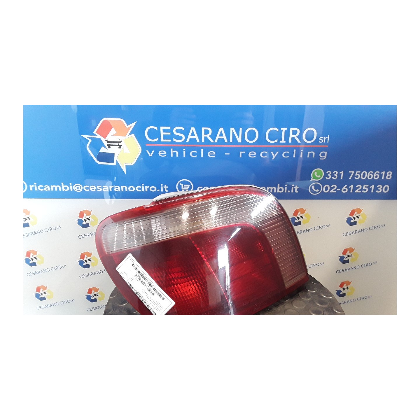 FANALE POST. 08/99-12/02 SX. 130 TOYOTA YARIS (03/99-11/05)     (JPP) 1SZFE 8156052130