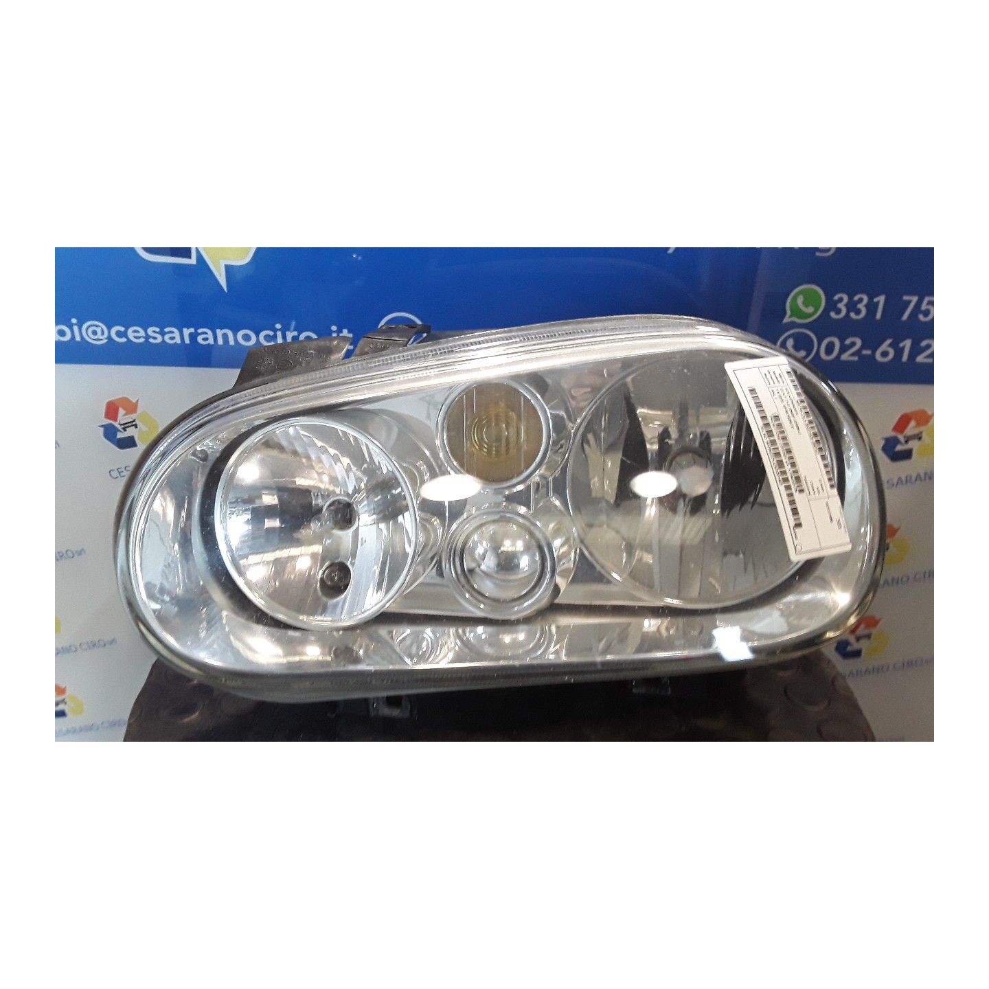 PROIETTORE C/FENDI SX. 157 VOLKSWAGEN GOLF (1J) (09/97-03/06) AKL 1J1941017N