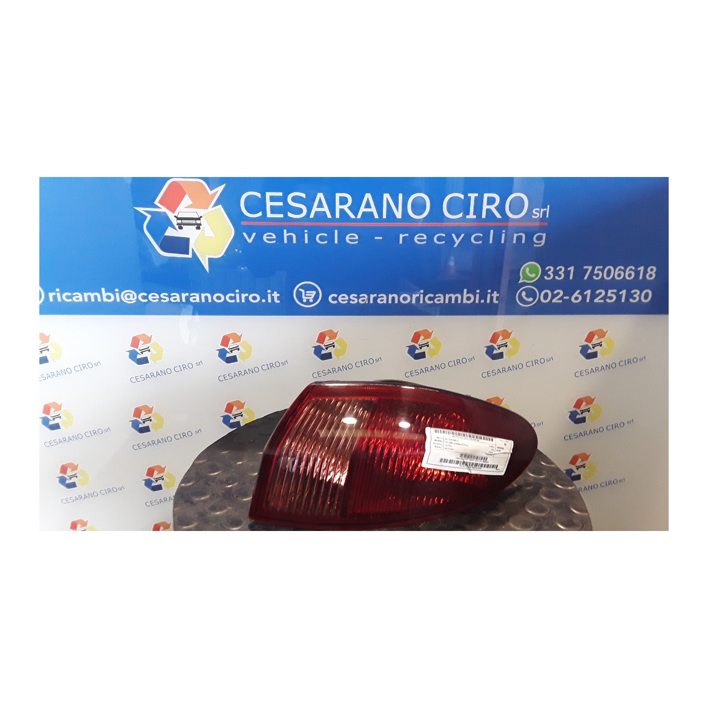 FANALE POST. PARTE EST. DX. 160 ALFA ROMEO 147 (W8) (10/04-07/11) AR37203 46556347