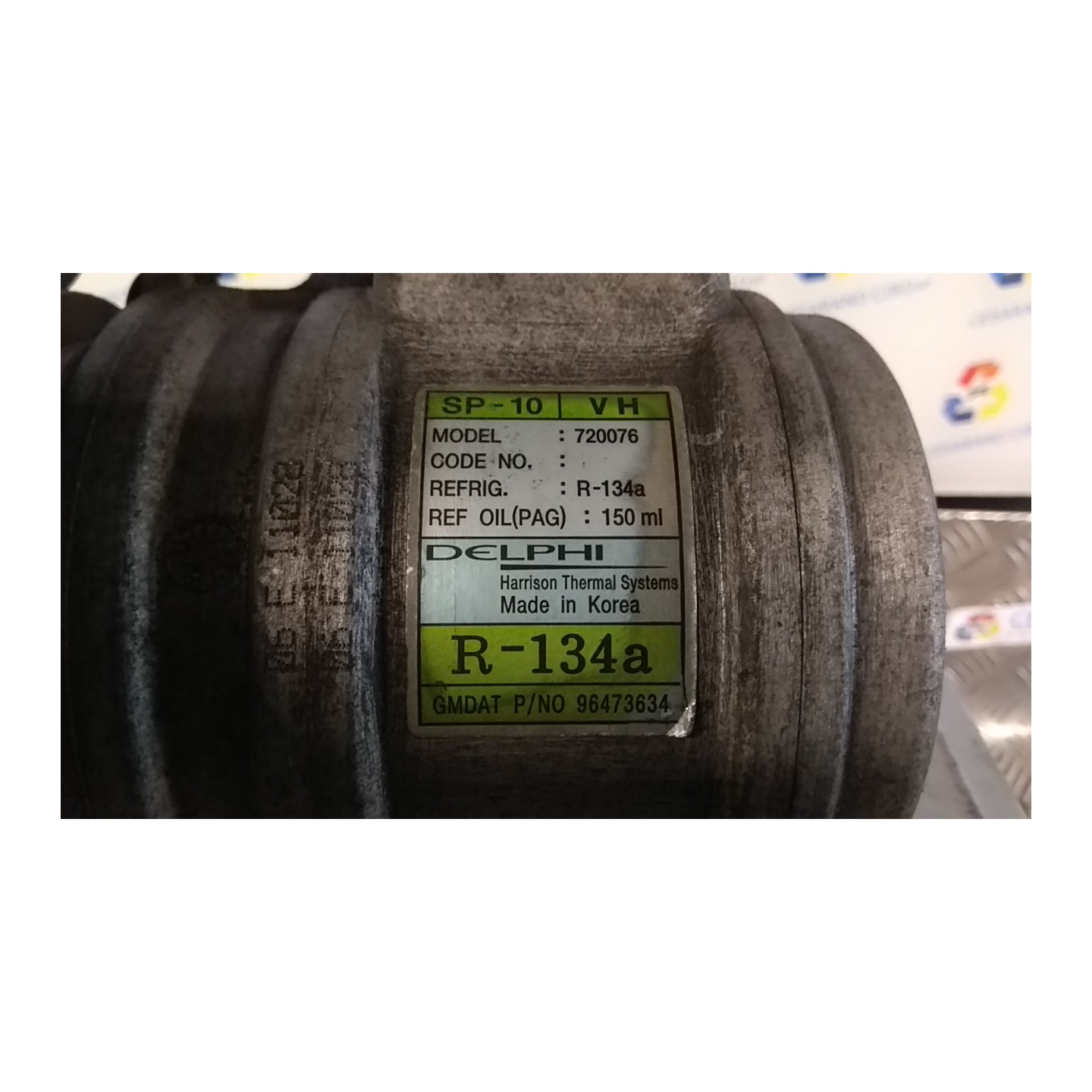 COMPRESSORE A/C 023 CHEVROLET (DAEWOO) KALOS (T200) (09/02-01/05) B12S1 96473634