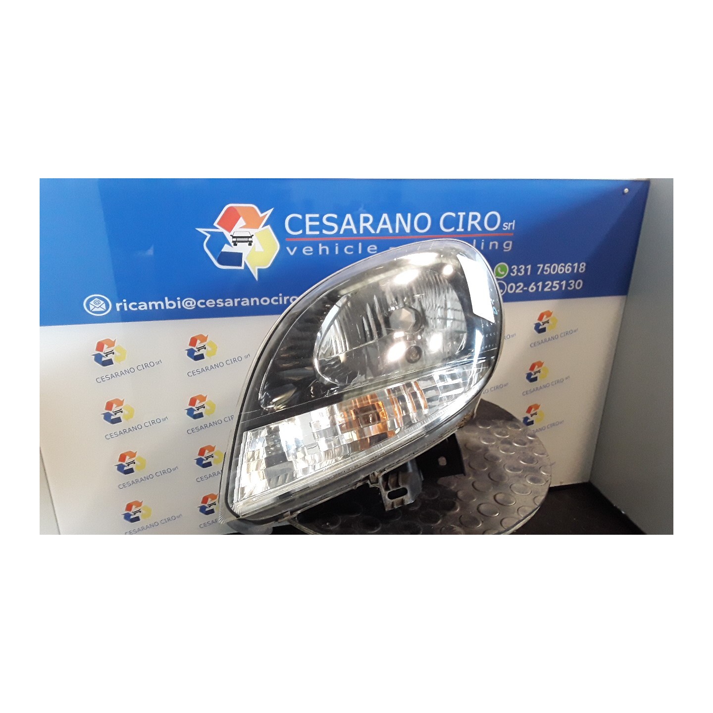 PROIETTORE SX. 066 RENAULT KANGOO (04/03-03/09) D4FF7 260603883R
