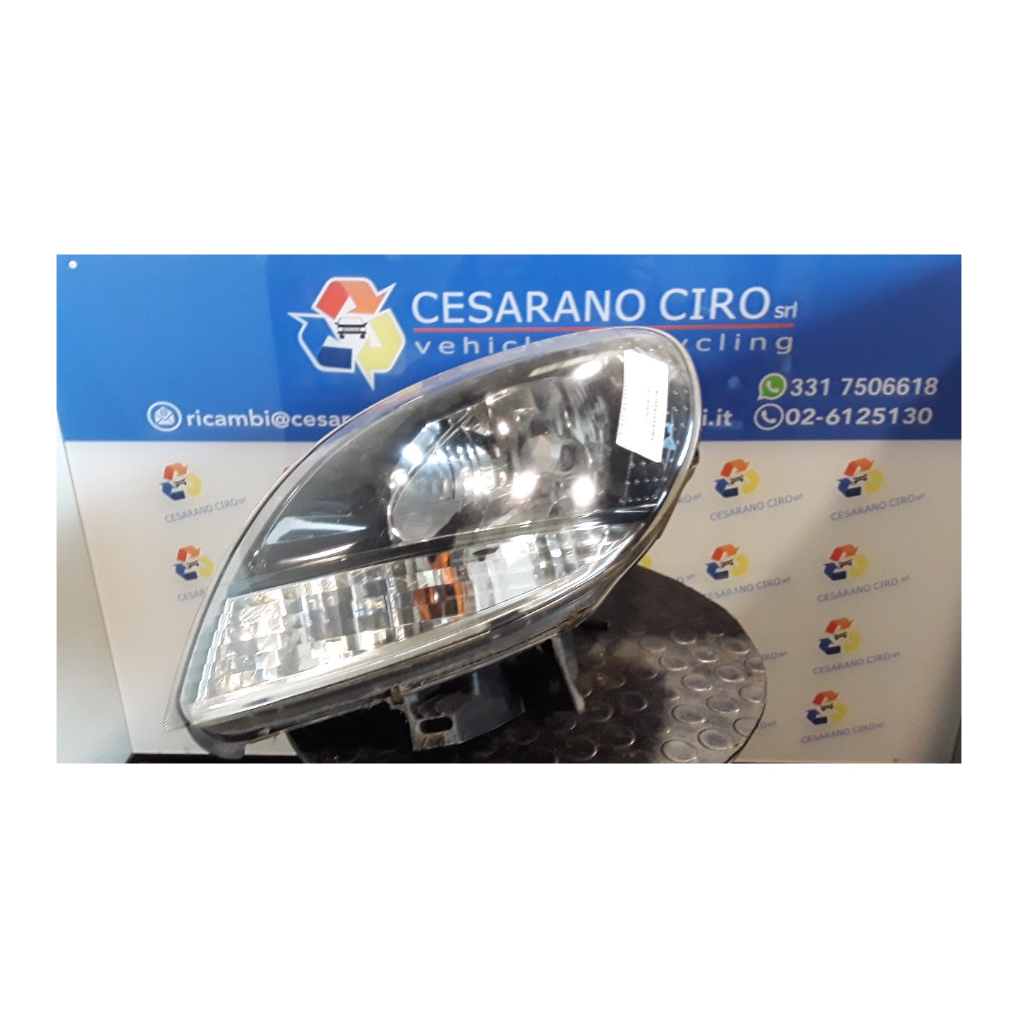 PROIETTORE SX. 066 RENAULT KANGOO (04/03-03/09) D4FF7 260603883R