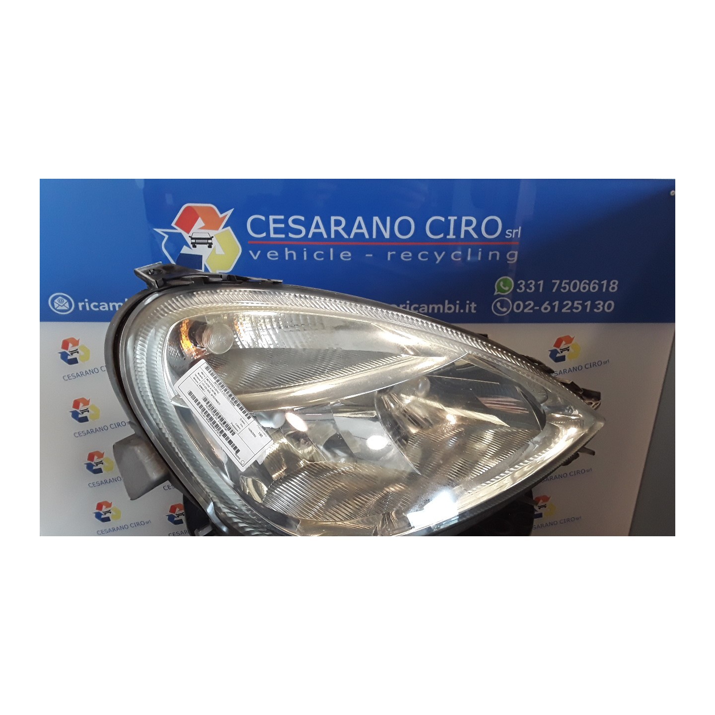 PROIETTORE DX. 088 MERCEDES-BENZ CLASSE A (W168) (03/01-06/04) 668942 A1688201861